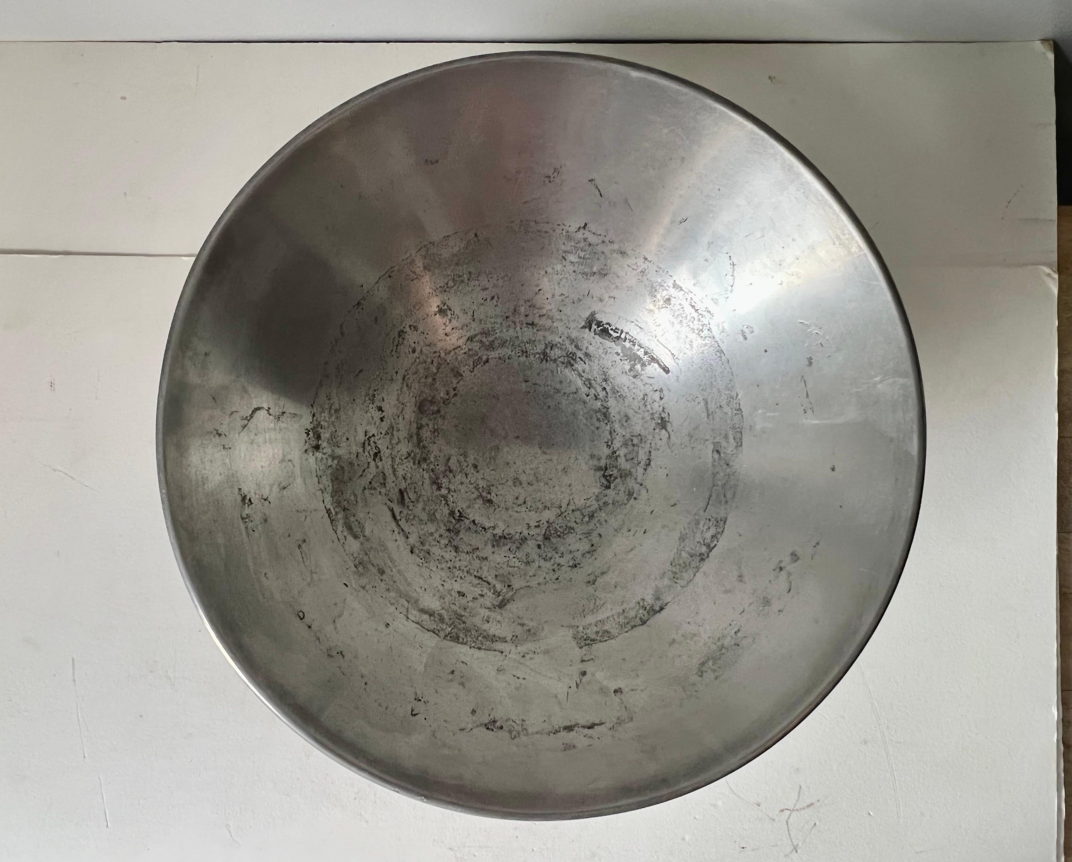 Finnish Paavo Tynell  Silver Plated Bowl For Sale