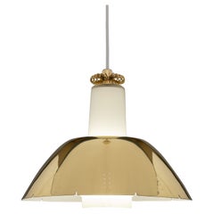 Paavo Tynell Brass K2-20 Pendant by Idman Oy Finland