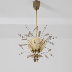 Paavo Tynell Bridal Bouquet Ceiling Lamp Model 9029/3, Taito 1950s