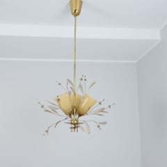 Paavo Tynell Bridal Bouquet Ceiling Lamp "Morsiuskimppu" Model 9029, Taito 1950s