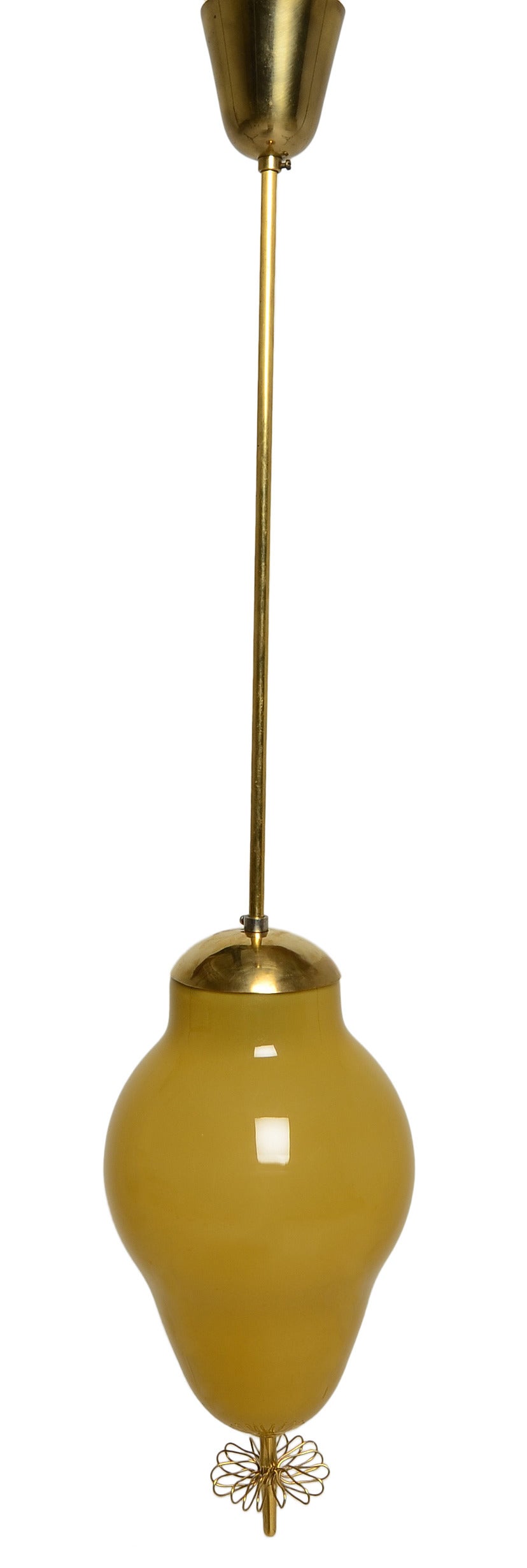 Scandinavian Modern Paavo Tynell Candy Drop Chandelier For Sale