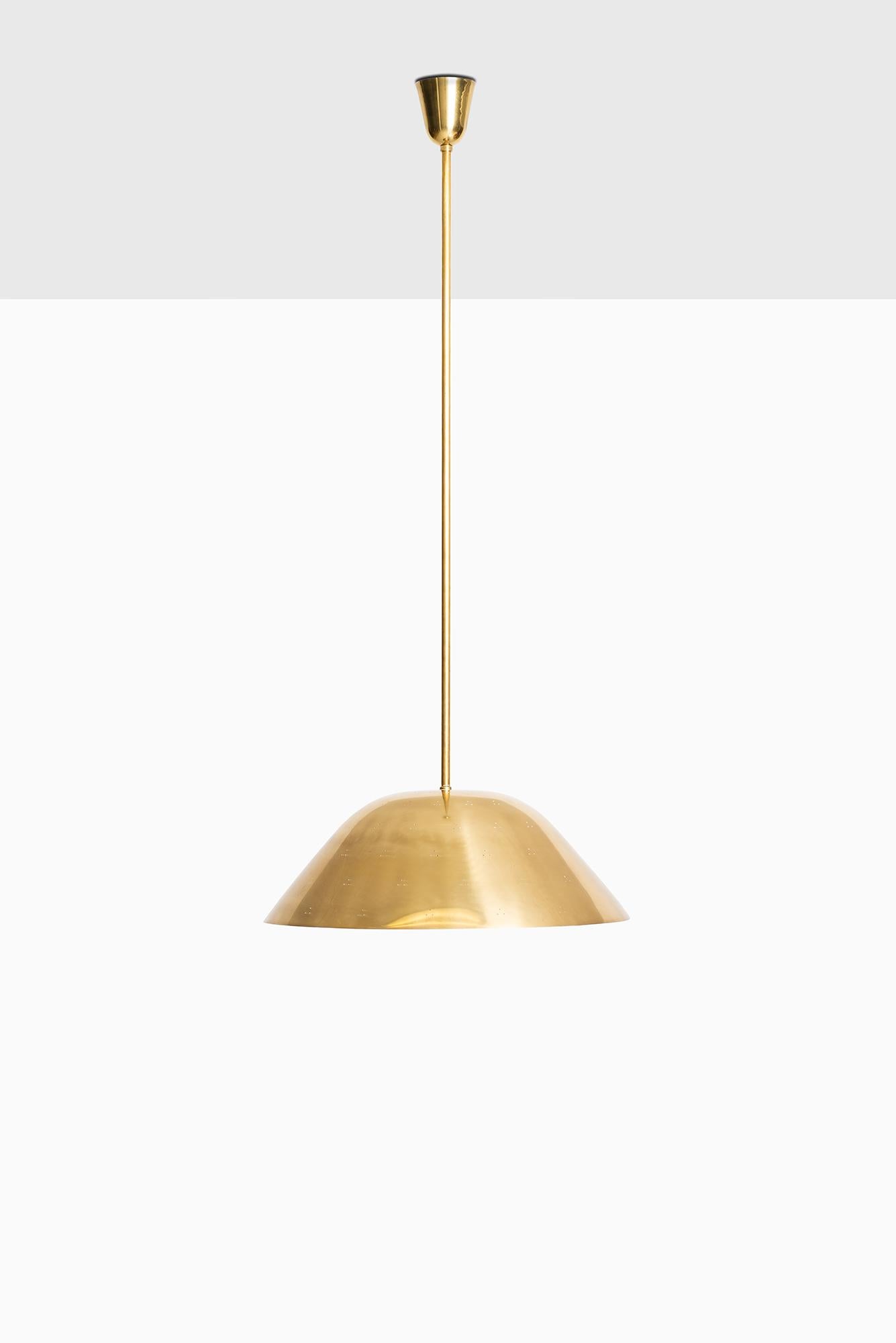 Very rare ceiling lamp designed by Paavo Tynell. Produced by Taito in Finland.