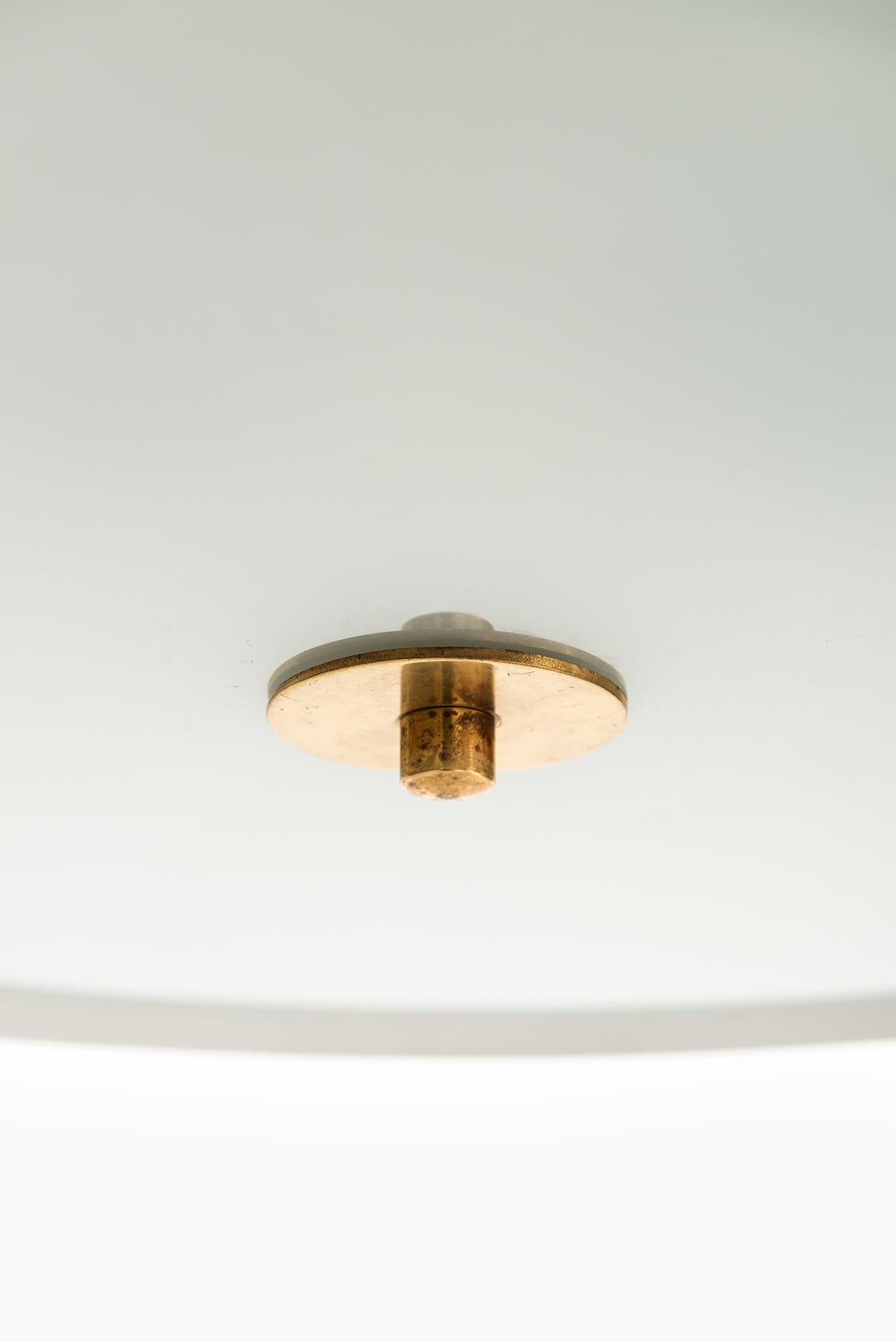 Finnish Paavo Tynell Ceiling Lamp by Taito in Finland