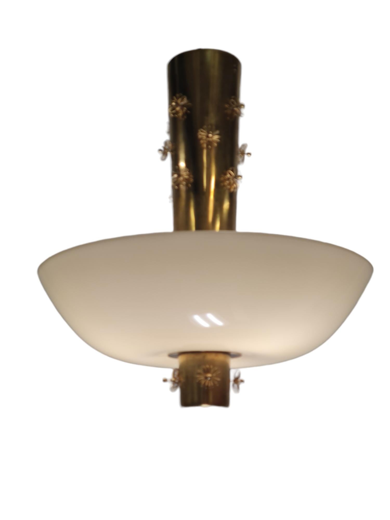 Mid-Century moderno Lampada da soffitto Paavo Tynell 