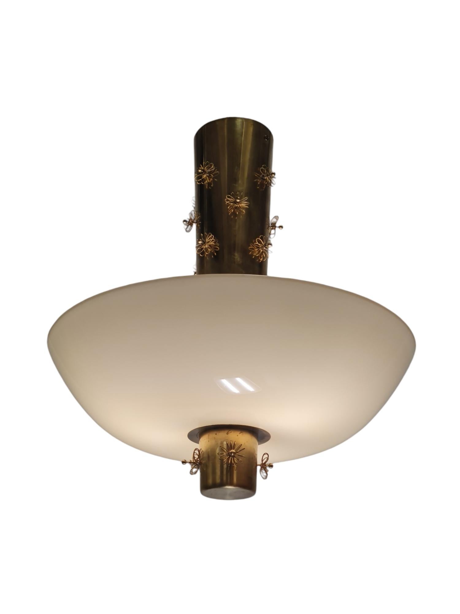 Finlandese Lampada da soffitto Paavo Tynell 