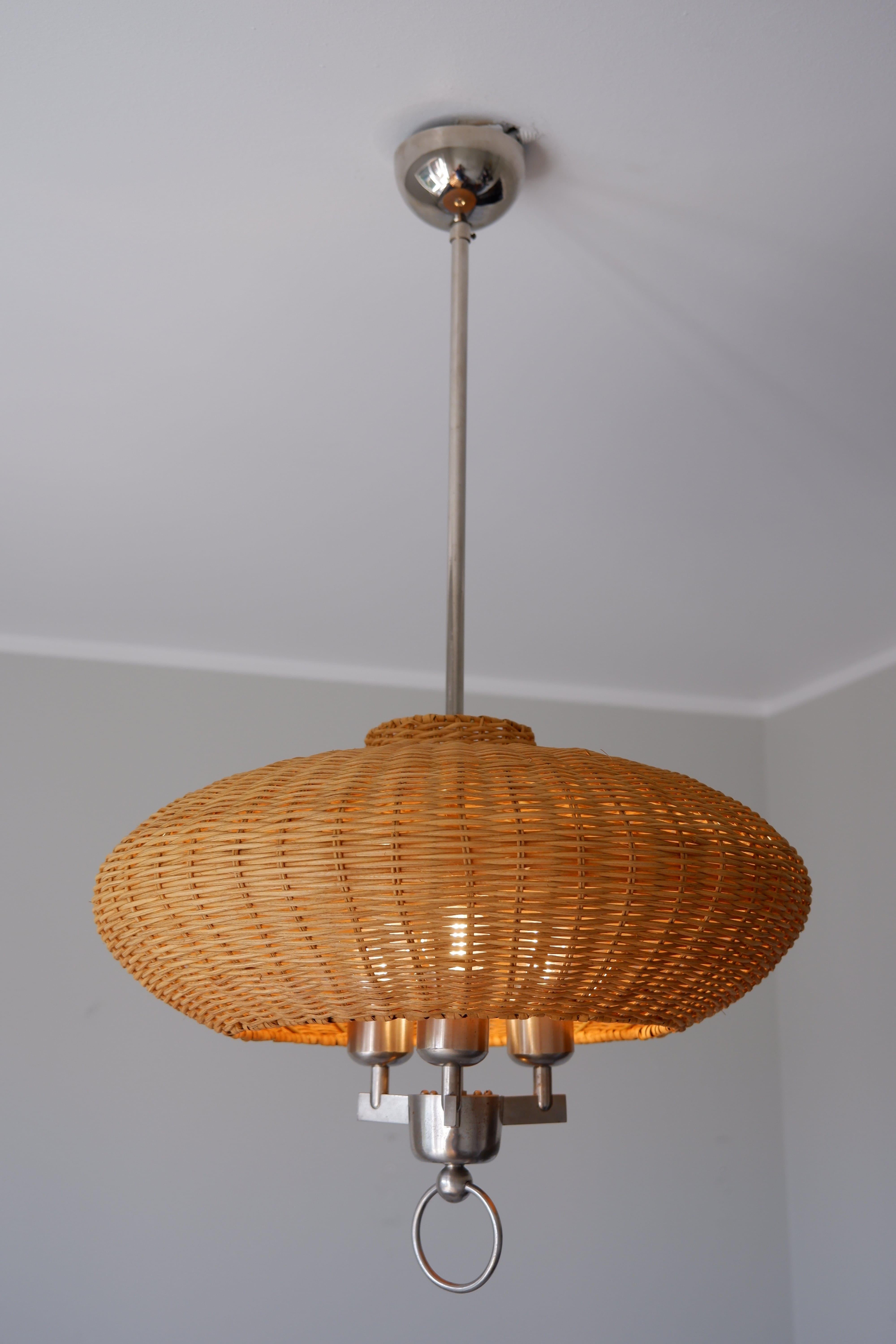Paavo Tynell, Ceiling Lamp Model 1355 Made by Taito in the 40s For Sale 3