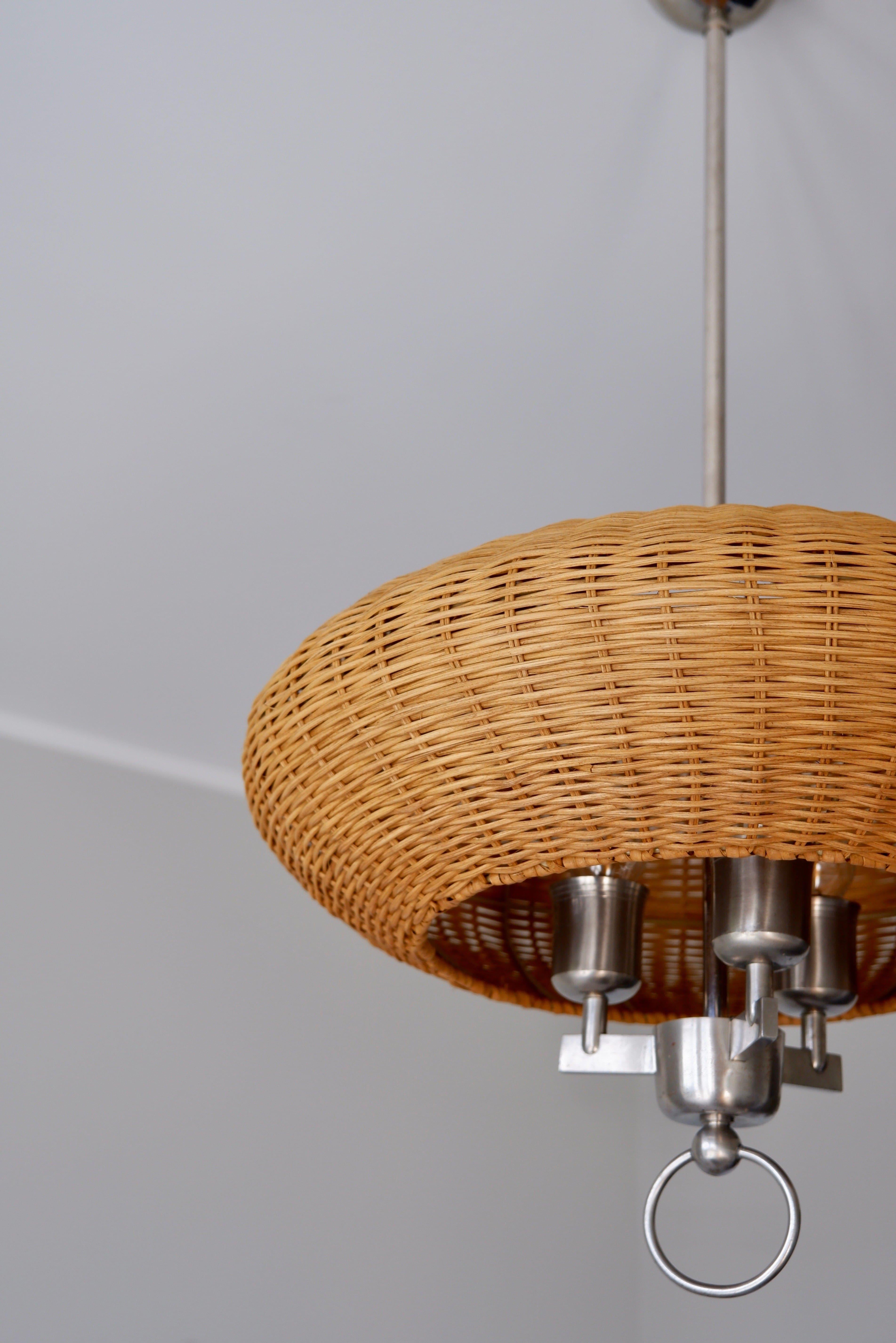 Paavo Tynell, Ceiling Lamp Model 1355 Made by Taito in the 40s For Sale 5