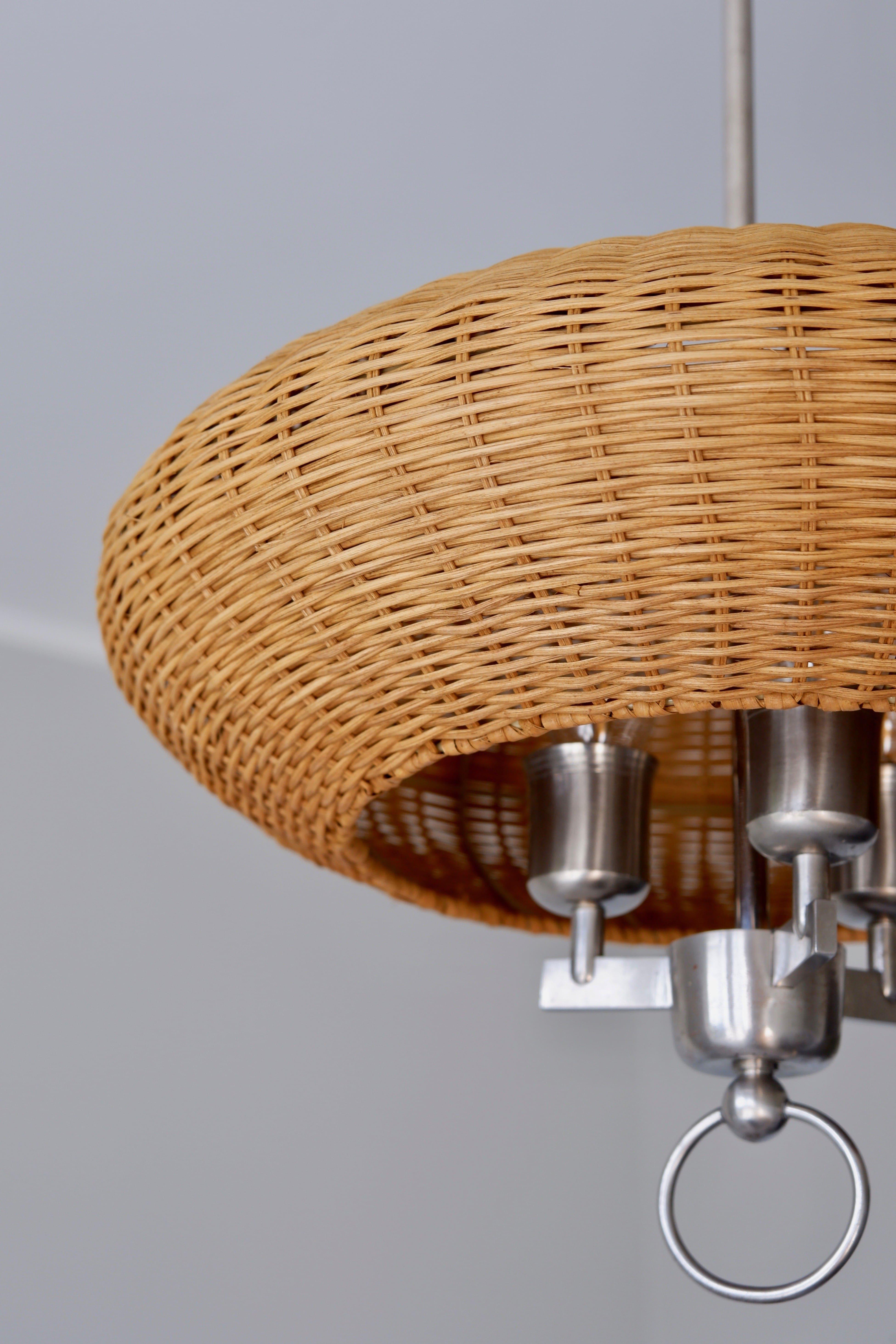 Paavo Tynell, Ceiling Lamp Model 1355 Made by Taito in the 40s For Sale 6
