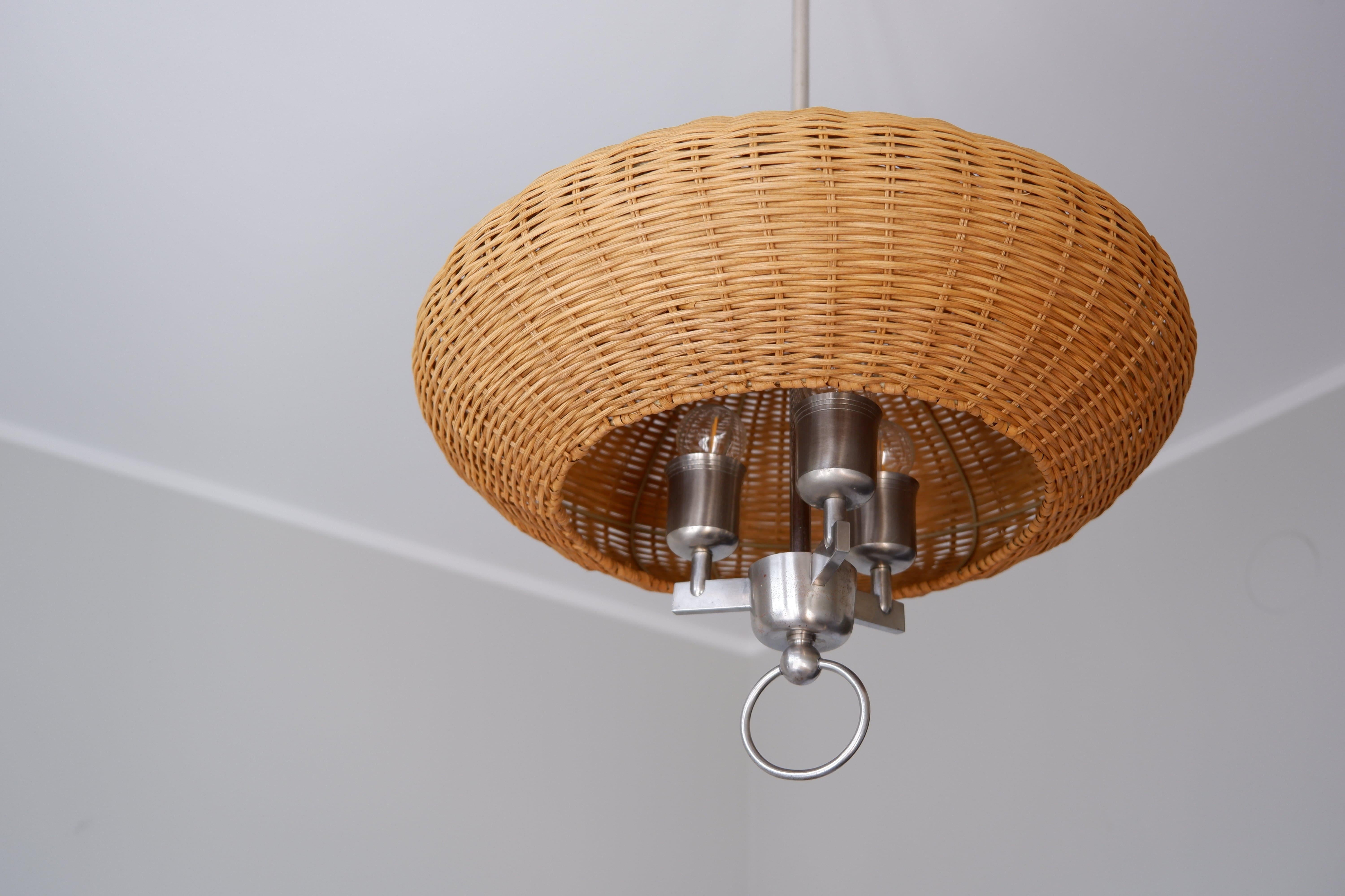 Paavo Tynell, Ceiling Lamp Model 1355 Made by Taito in the 40s For Sale 7