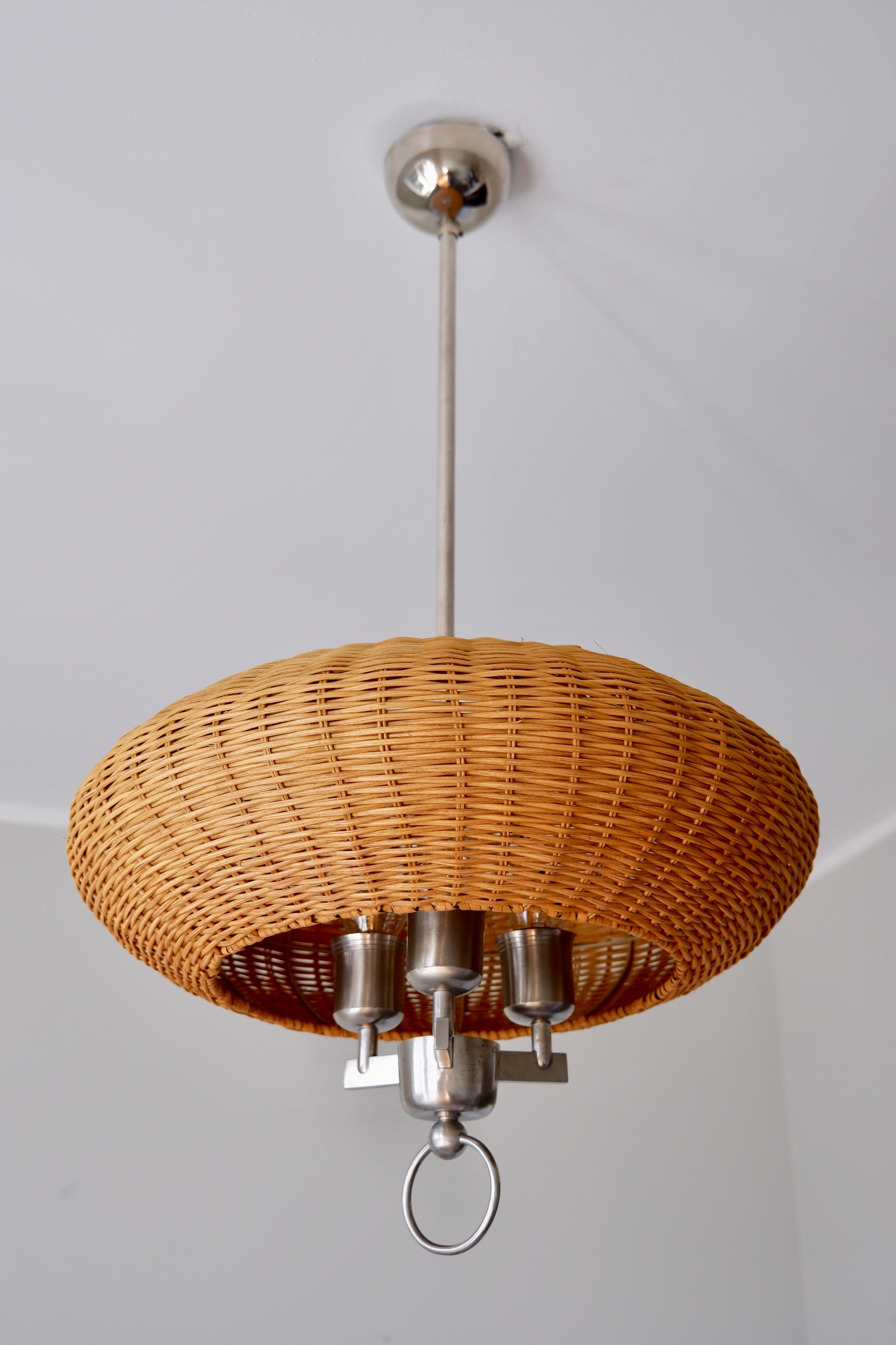 Scandinavian Modern Paavo Tynell, Ceiling Lamp Model 1355 Made by Taito in the 40s