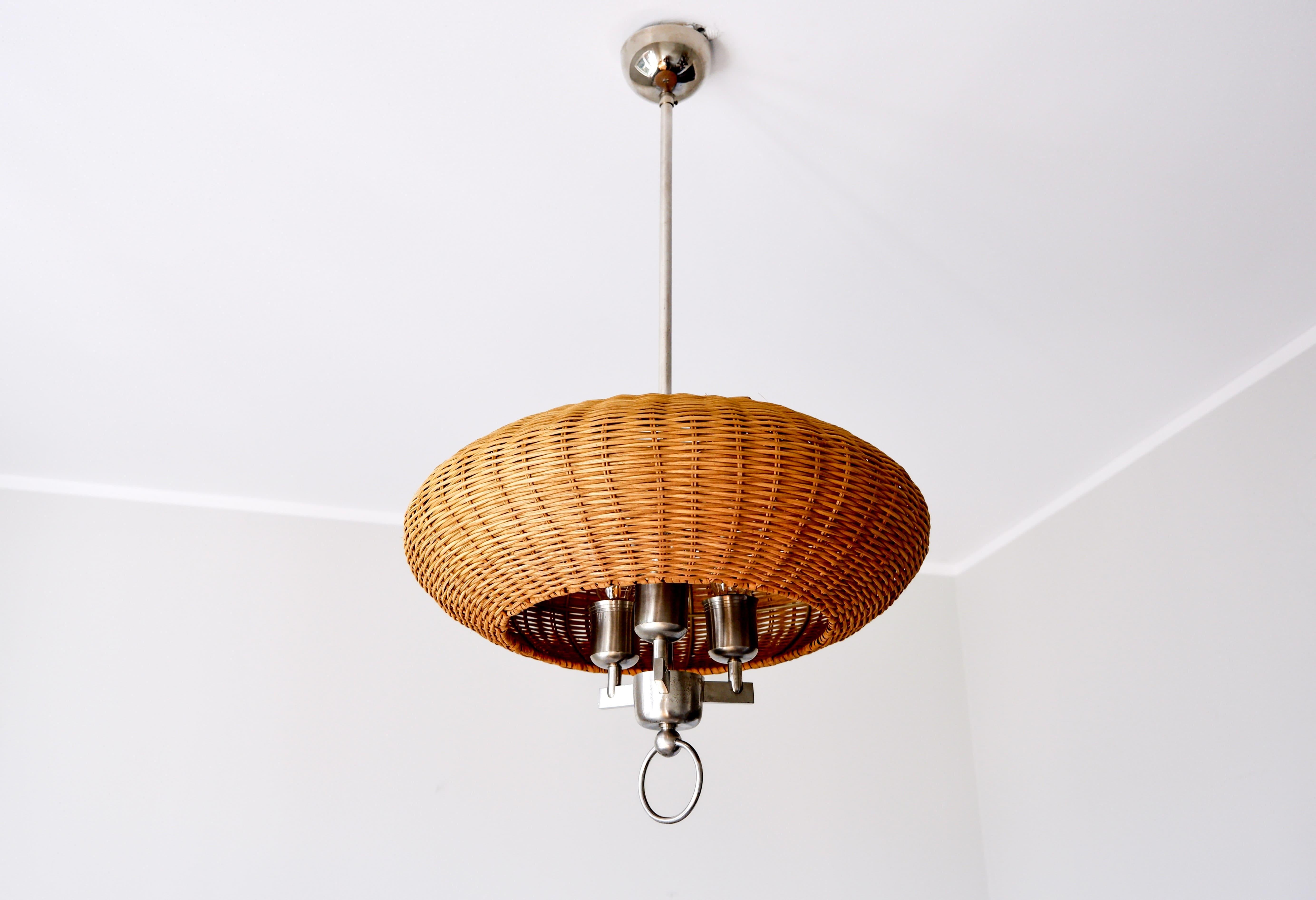 Finnish Paavo Tynell, Ceiling Lamp Model 1355 Made by Taito in the 40s For Sale