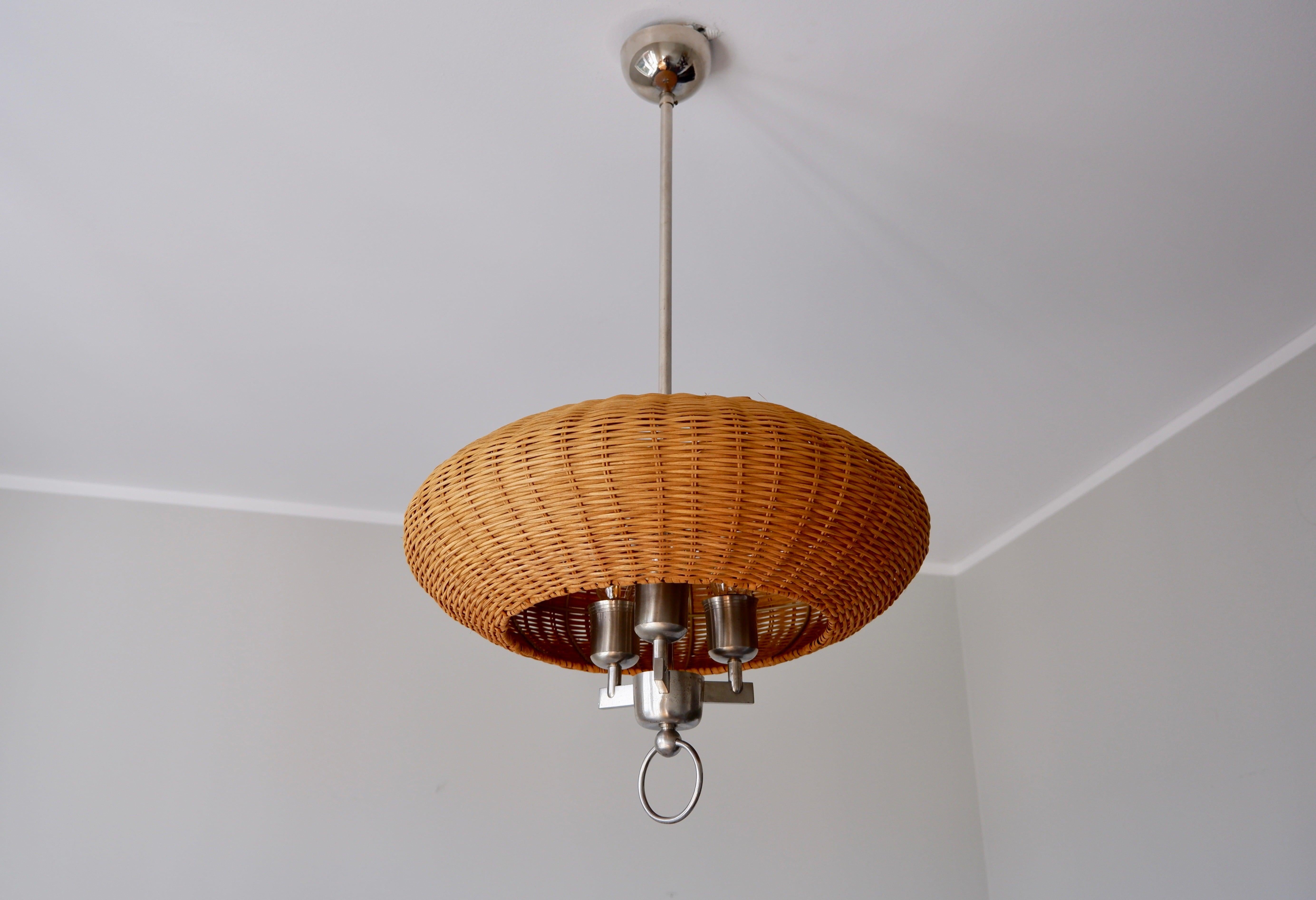 Mid-20th Century Paavo Tynell, Ceiling Lamp Model 1355 Made by Taito in the 40s