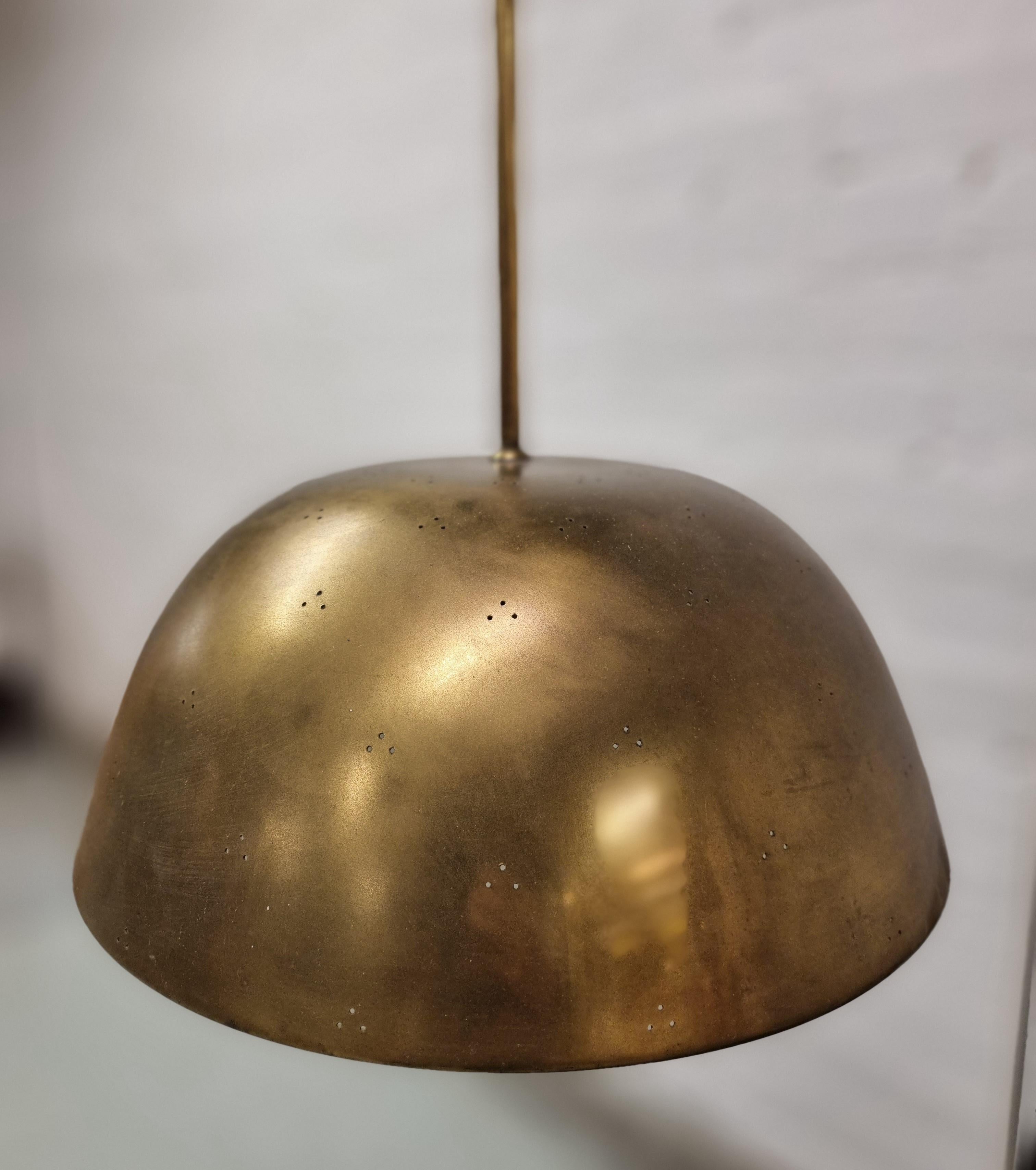 Brass Paavo Tynell, Ceiling Lamp Model 1953, Taito Oy For Sale