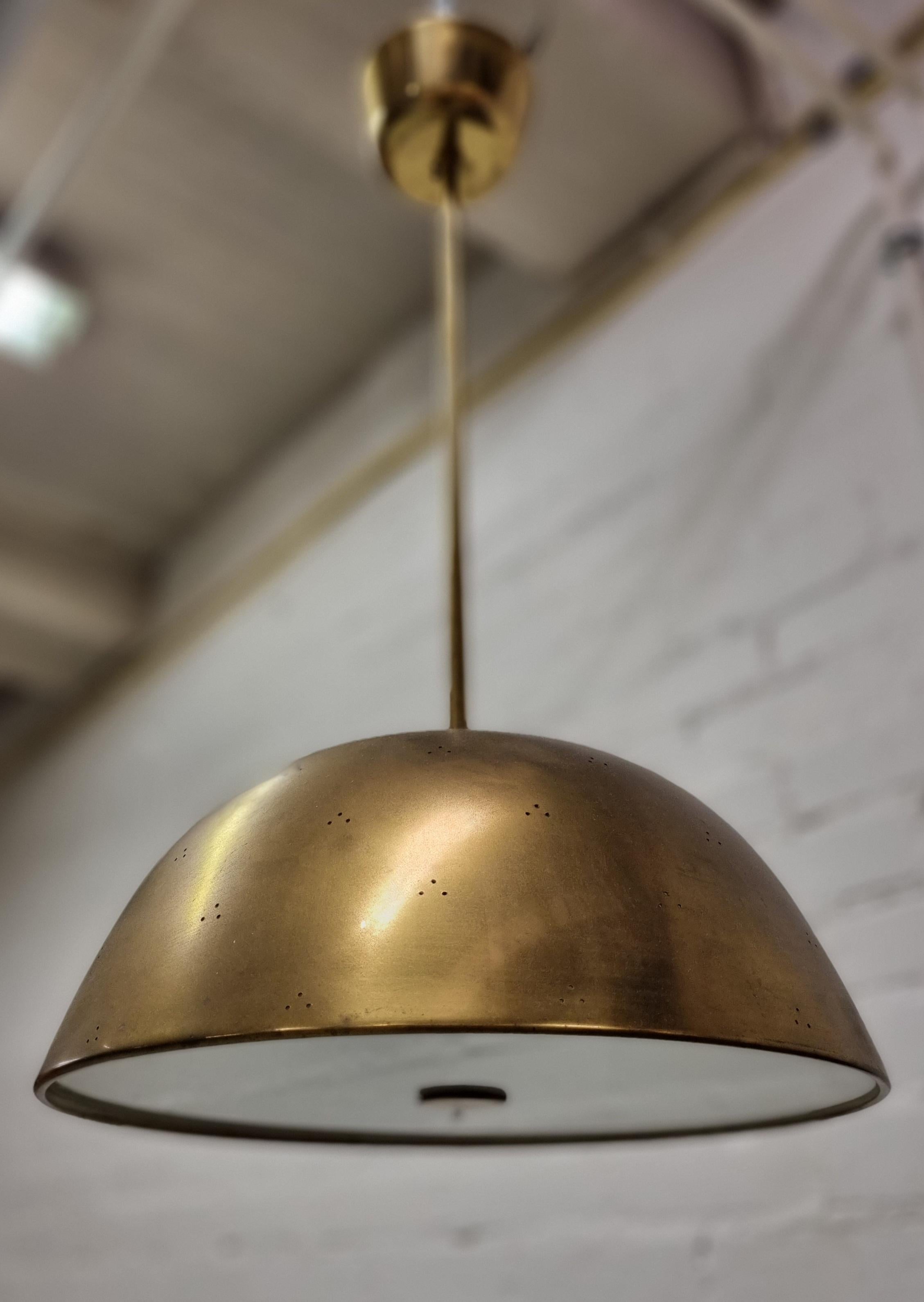 Finnish Paavo Tynell, Ceiling Lamp Model 1953, Taito Oy For Sale