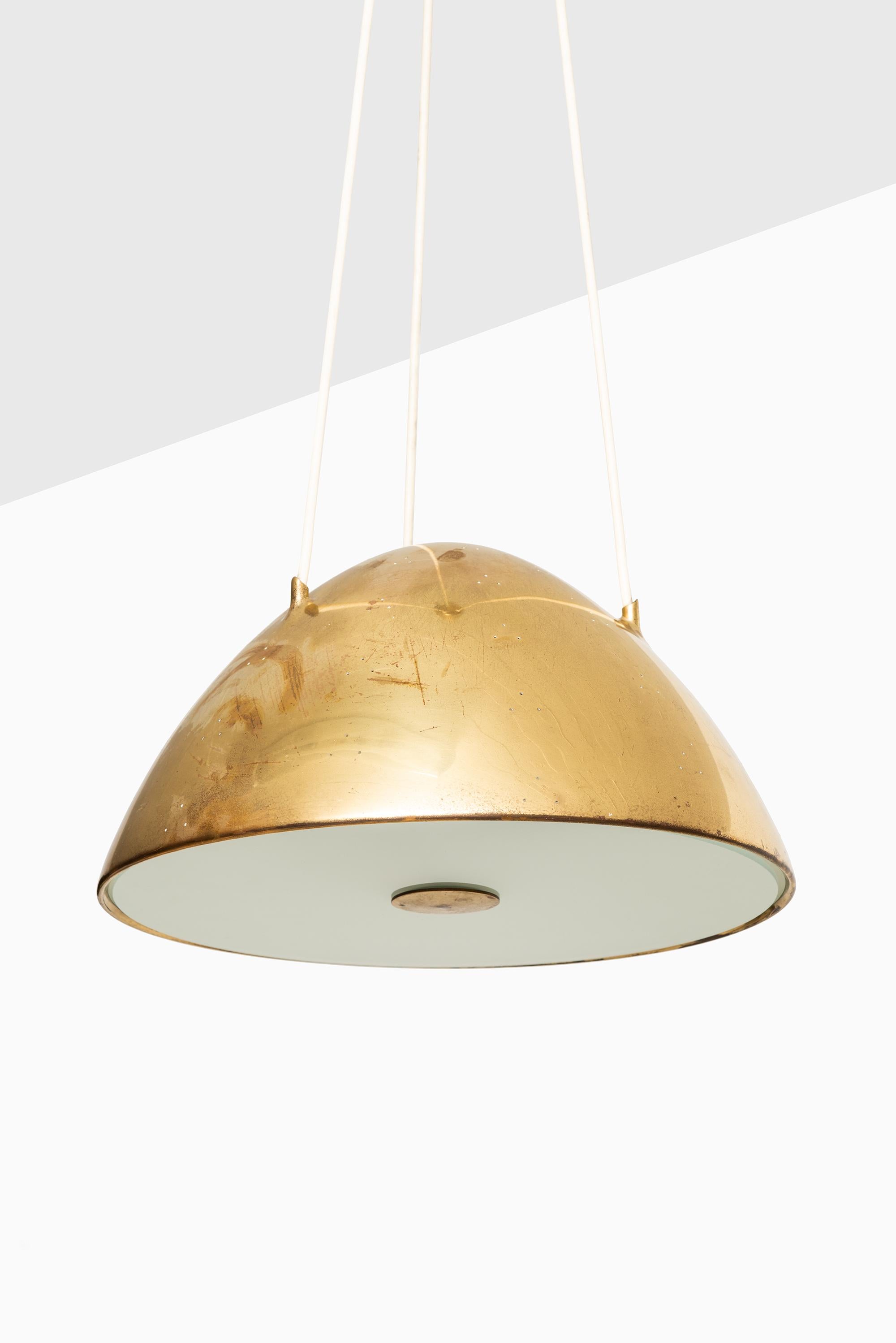 Scandinavian Modern Paavo Tynell Ceiling Lamp Model 1959 Produced by Taito Oy in Finland