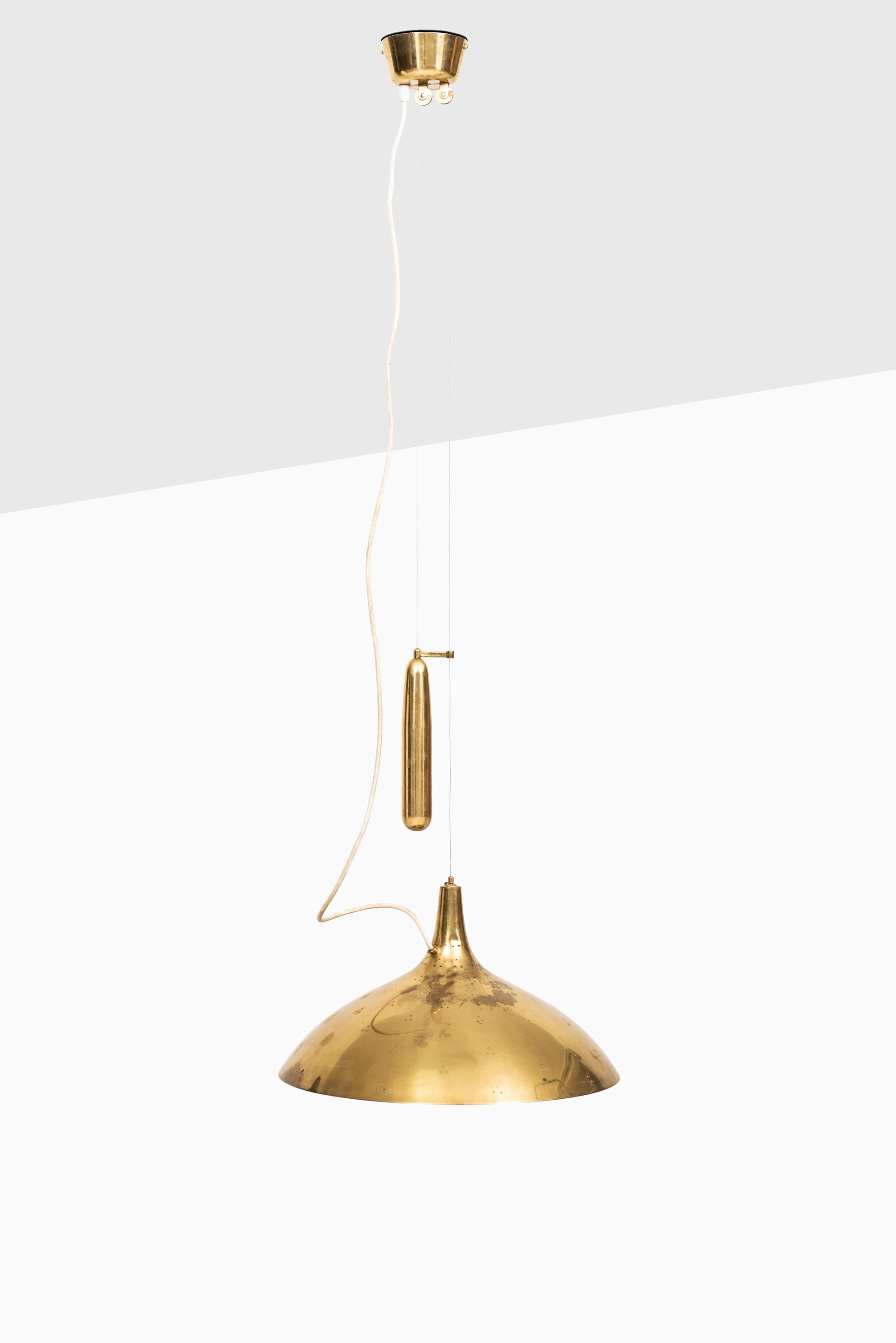 Finnish Paavo Tynell Ceiling Lamp Model A1965 by Idman in Finland