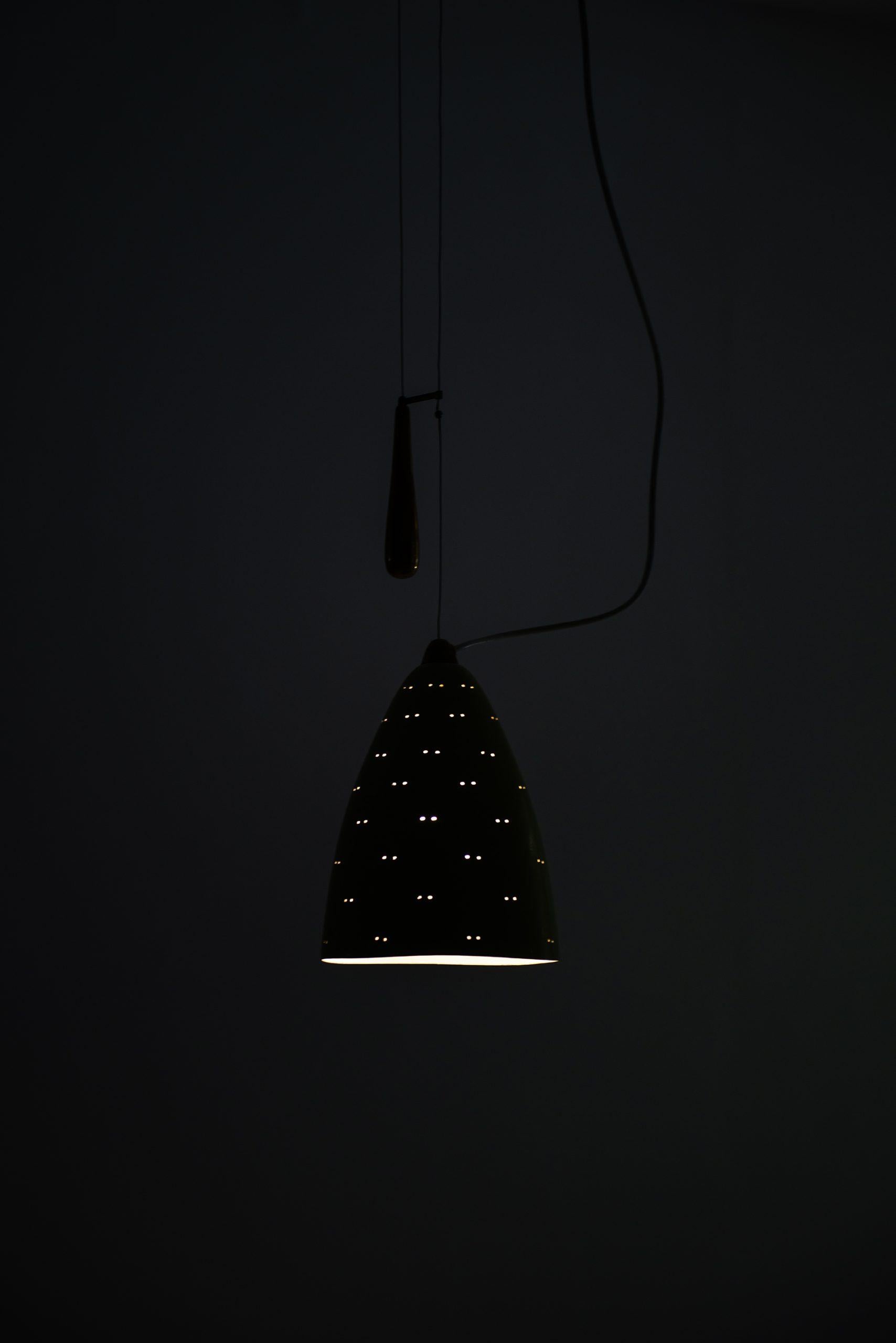 Finnish Paavo Tynell Ceiling Lamp Model J1979 Produced by Taito Oy in Finland For Sale