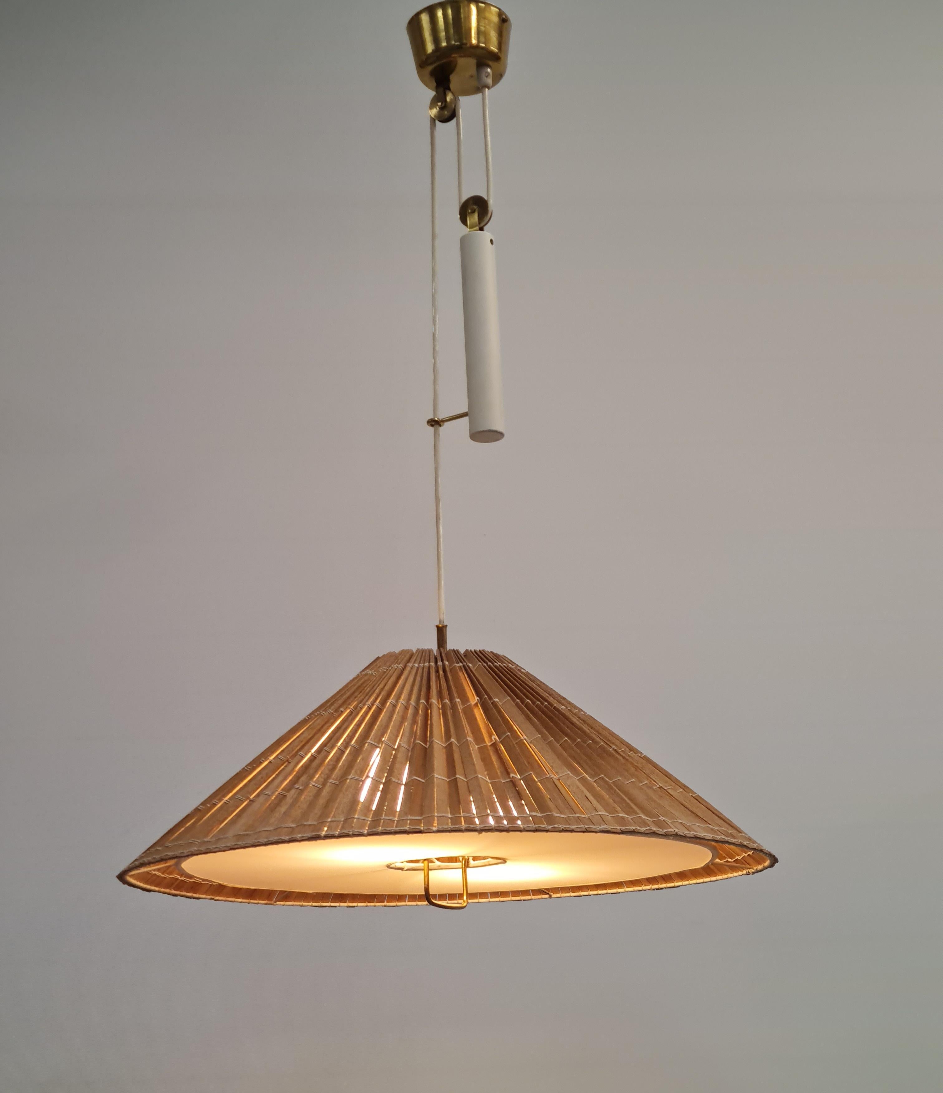 Scandinavian Modern Paavo Tynell Ceiling Lamp model no A1998, 1950s For Sale