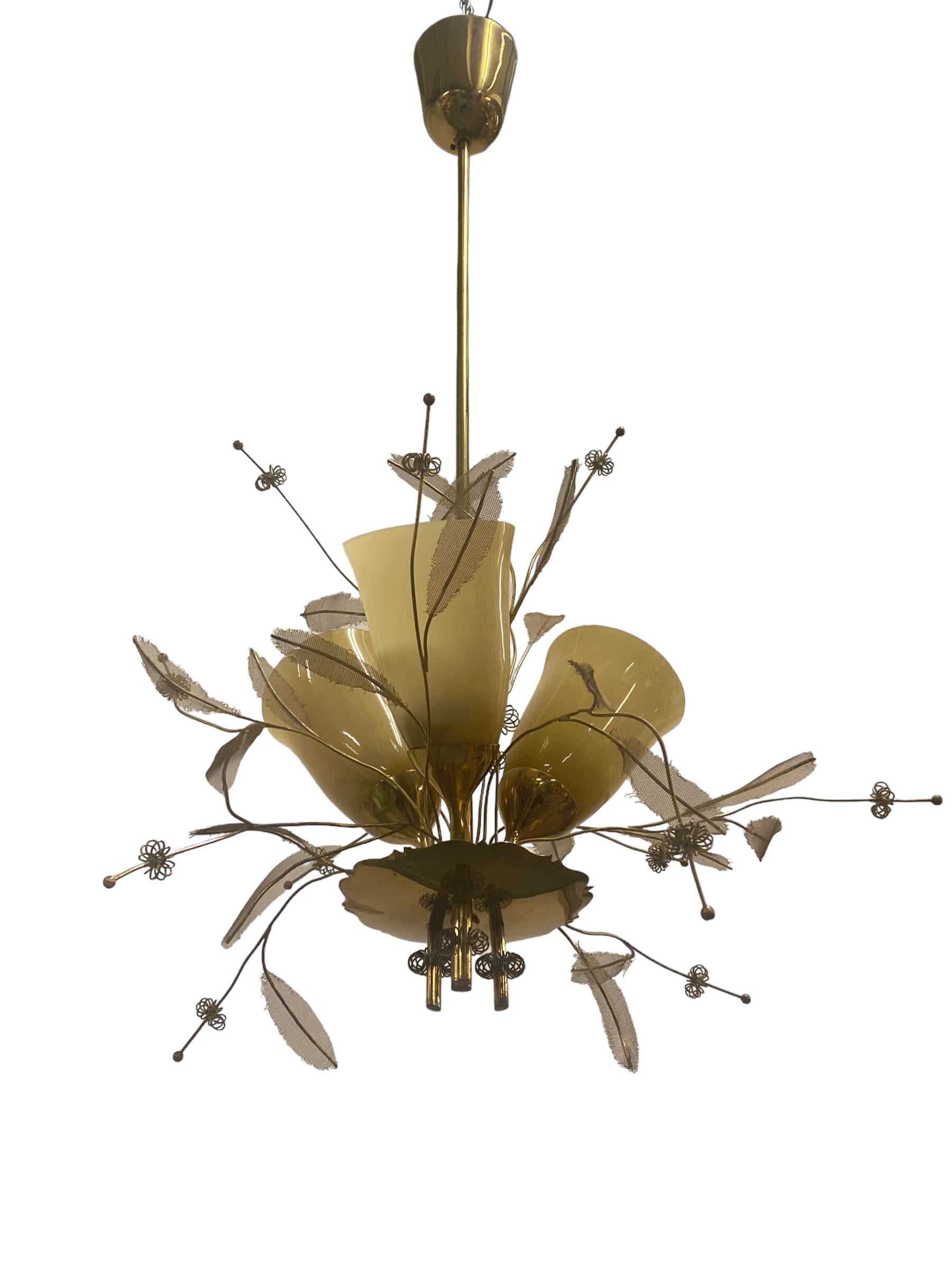 Paavo Tynell Lampe de plafond Bouquet de mariée 
