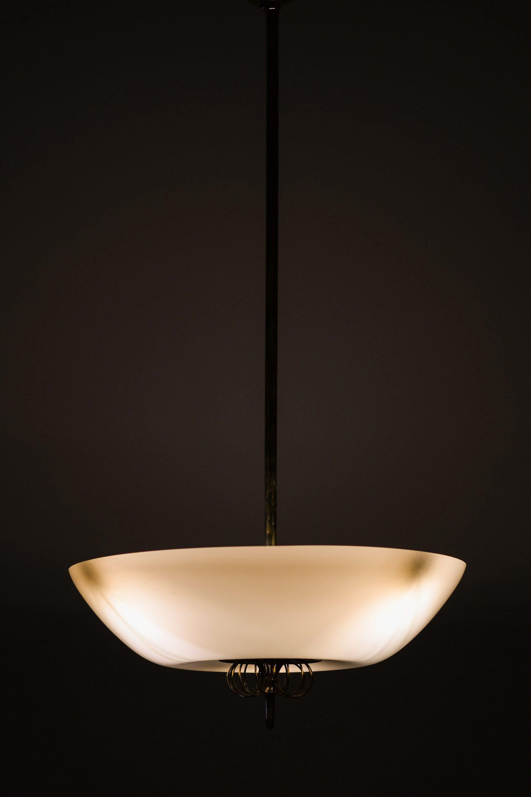 Mid-20th Century Paavo Tynell Ceiling Lamps Produced by Taito Oy in Finland