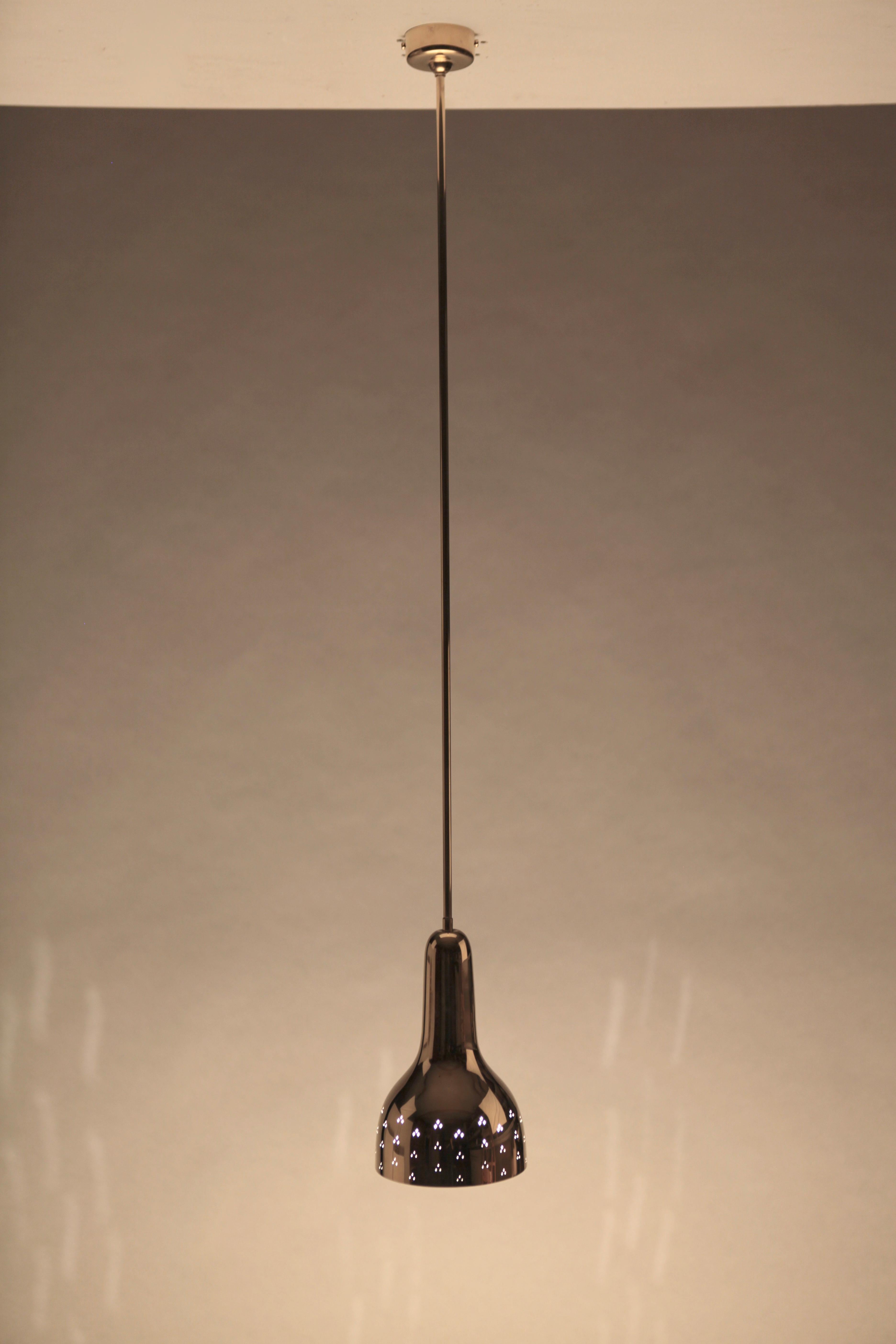 Paavo Tynell, Ceiling Light in Brass, Taito Oy, Finland, 1946 For Sale 2
