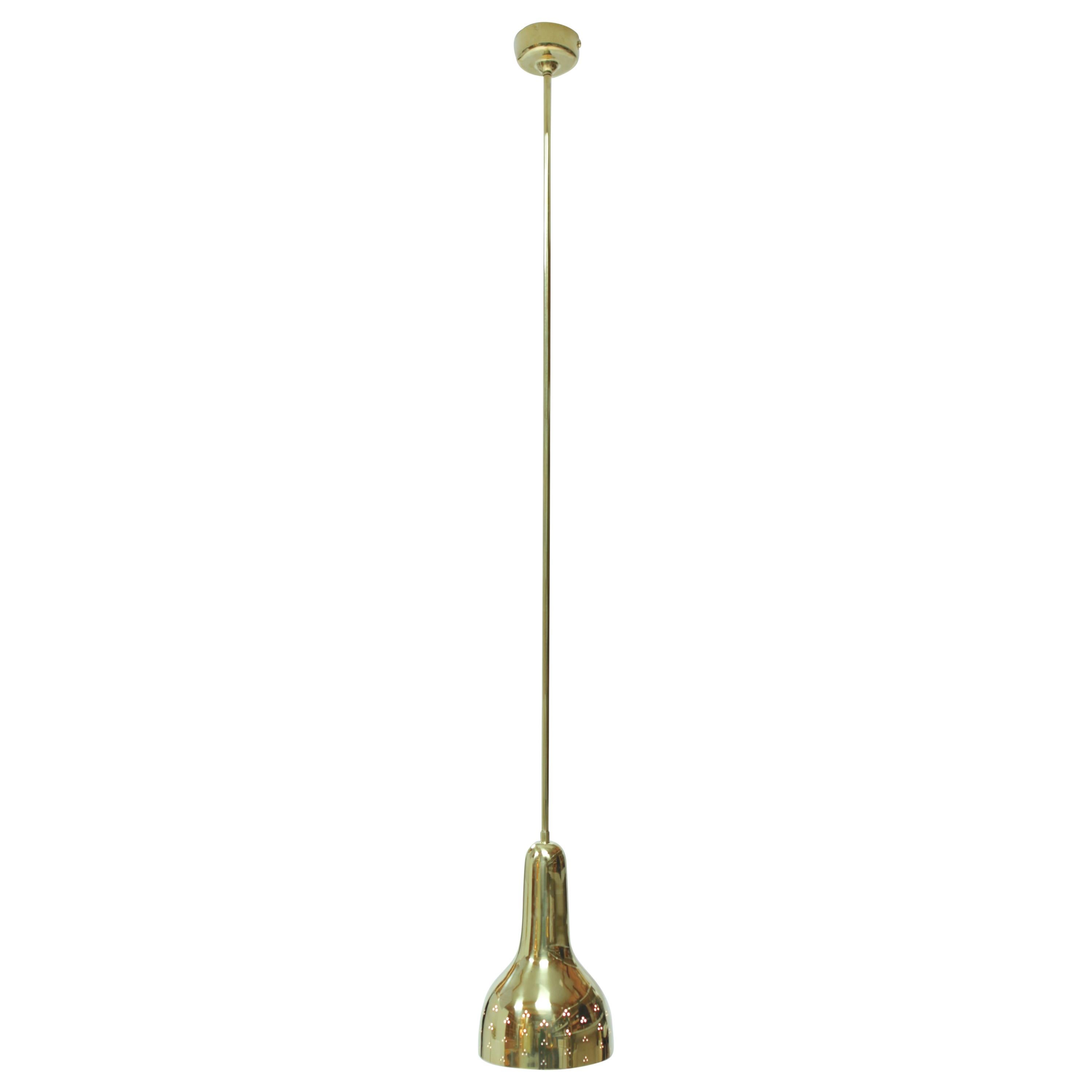 Paavo Tynell, Ceiling Light in Brass, Taito Oy, Finland, 1946 For Sale