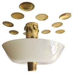 Paavo Tynell Ceiling Light with Ceiling Deffusers