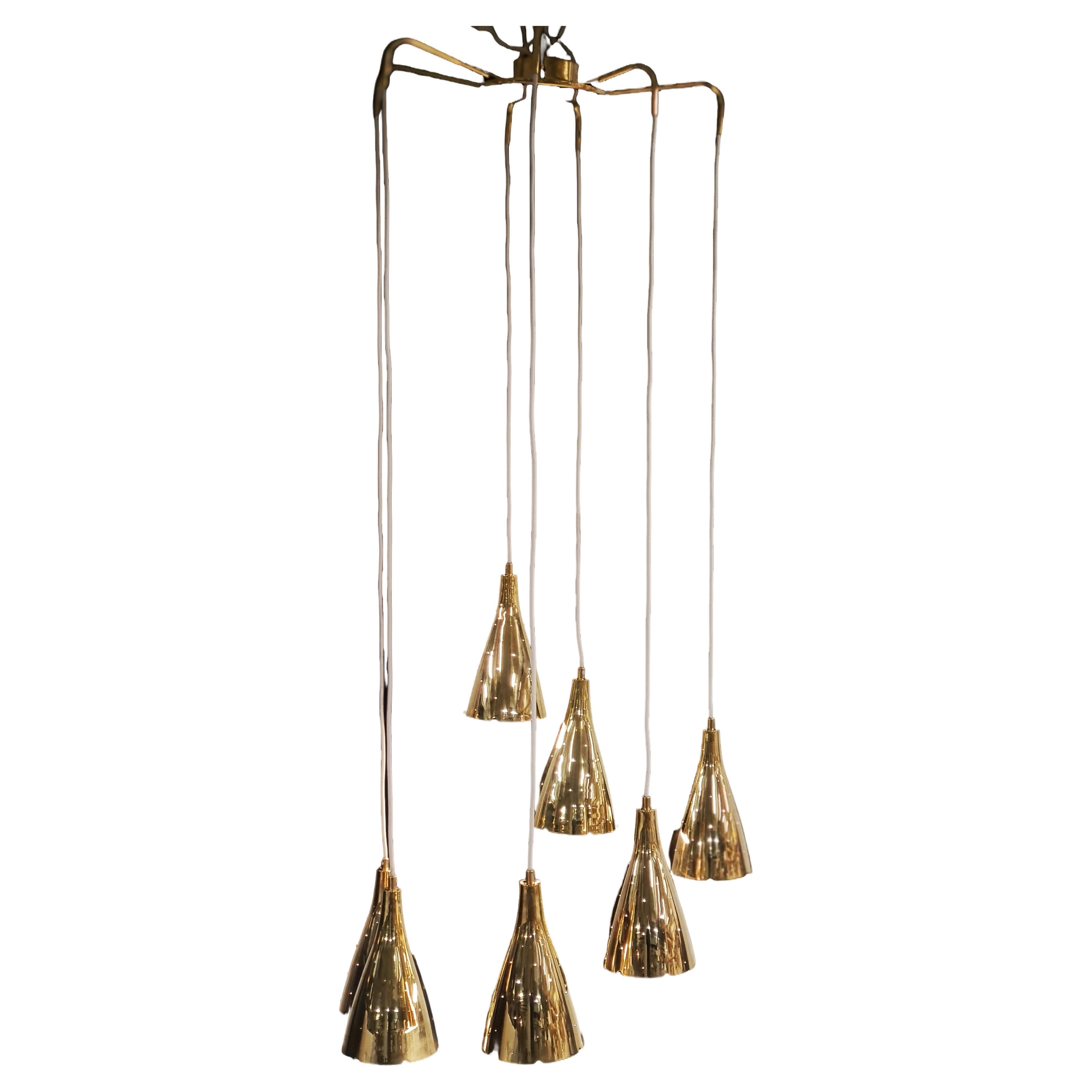 Paavo Tynell Ceiling Pendant Model 1994/7, Taito 1950s For Sale