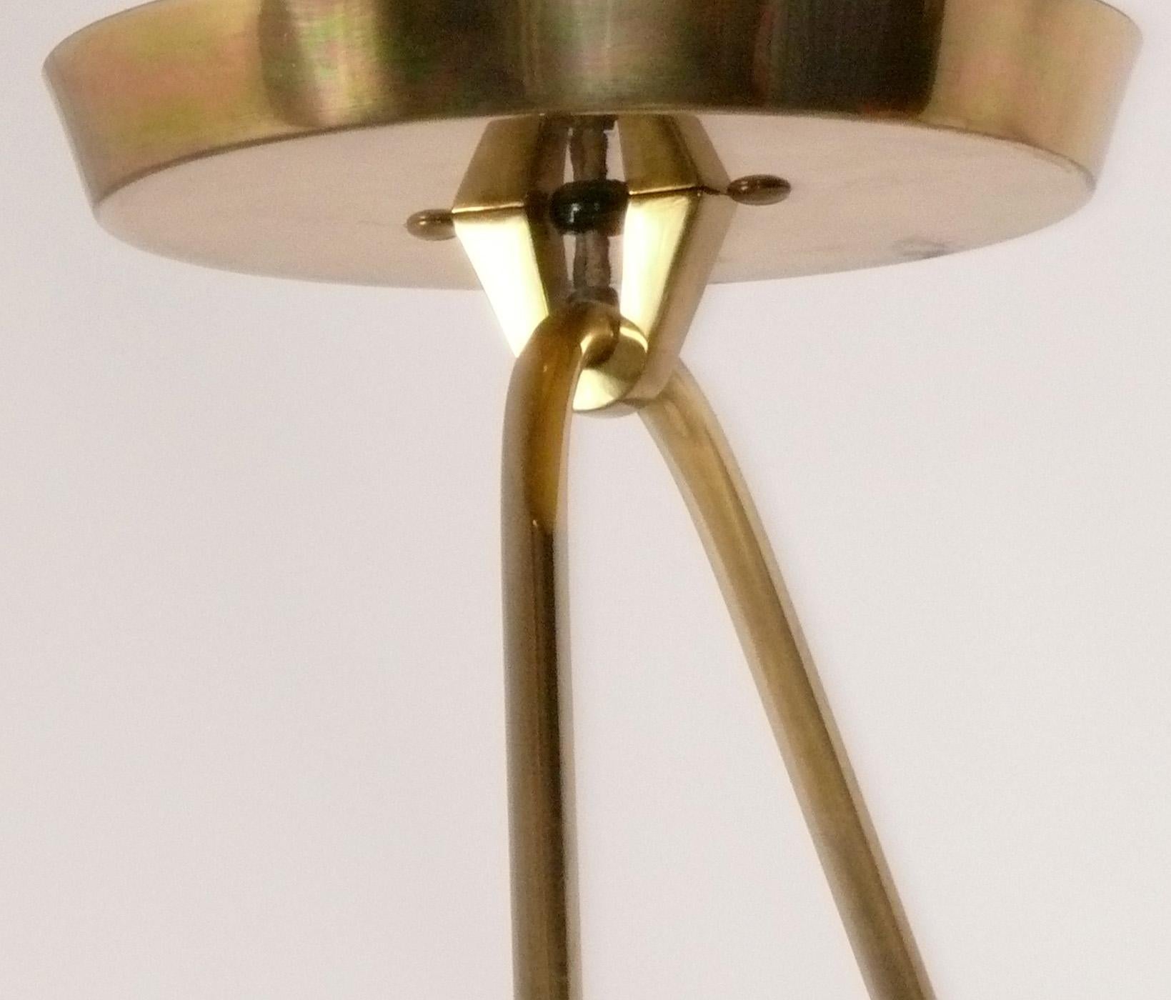 American Paavo Tynell Chandelier Danish Modern Mid Century Rewired For Sale