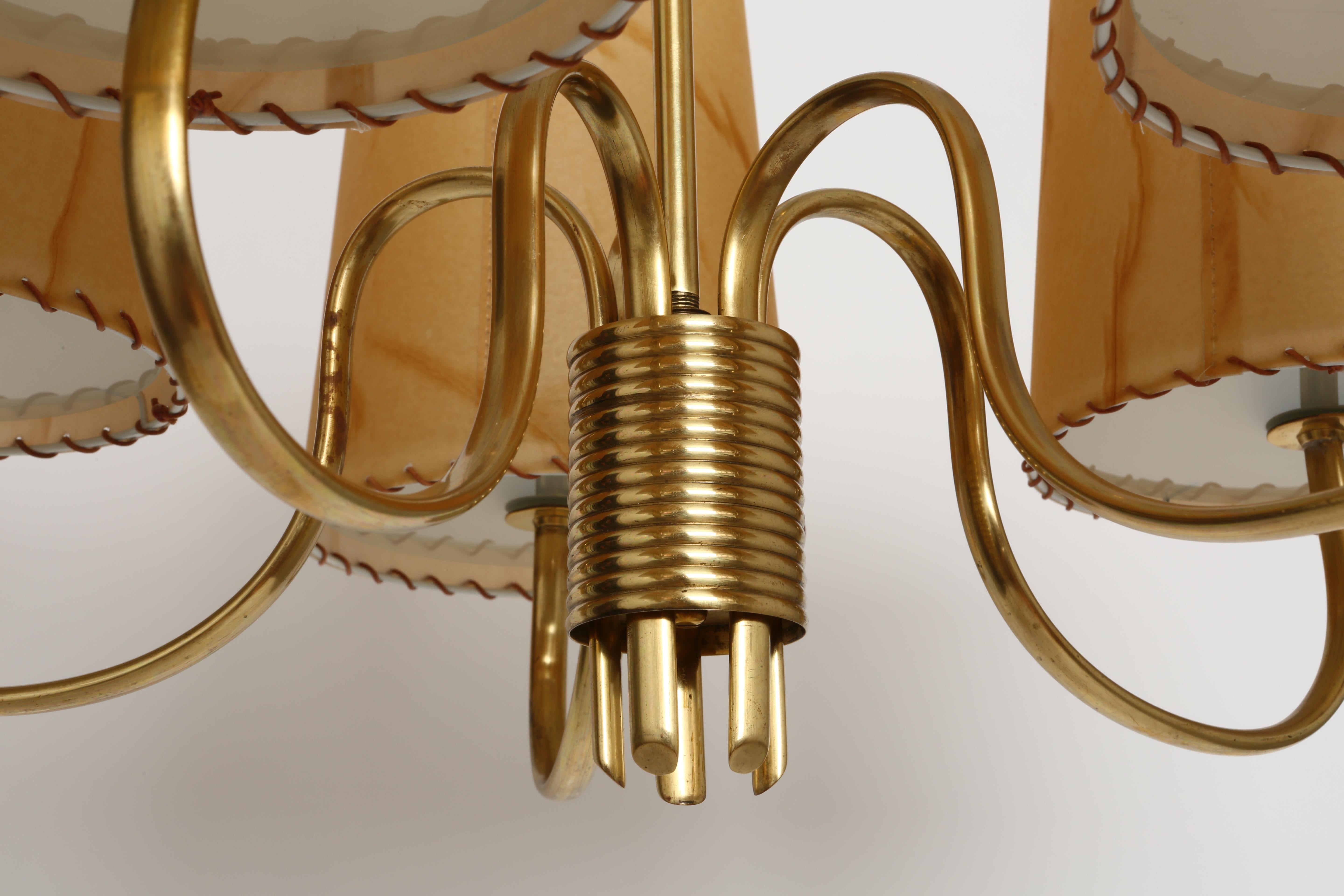 Finnish Paavo Tynell Chandelier for Taito Oy