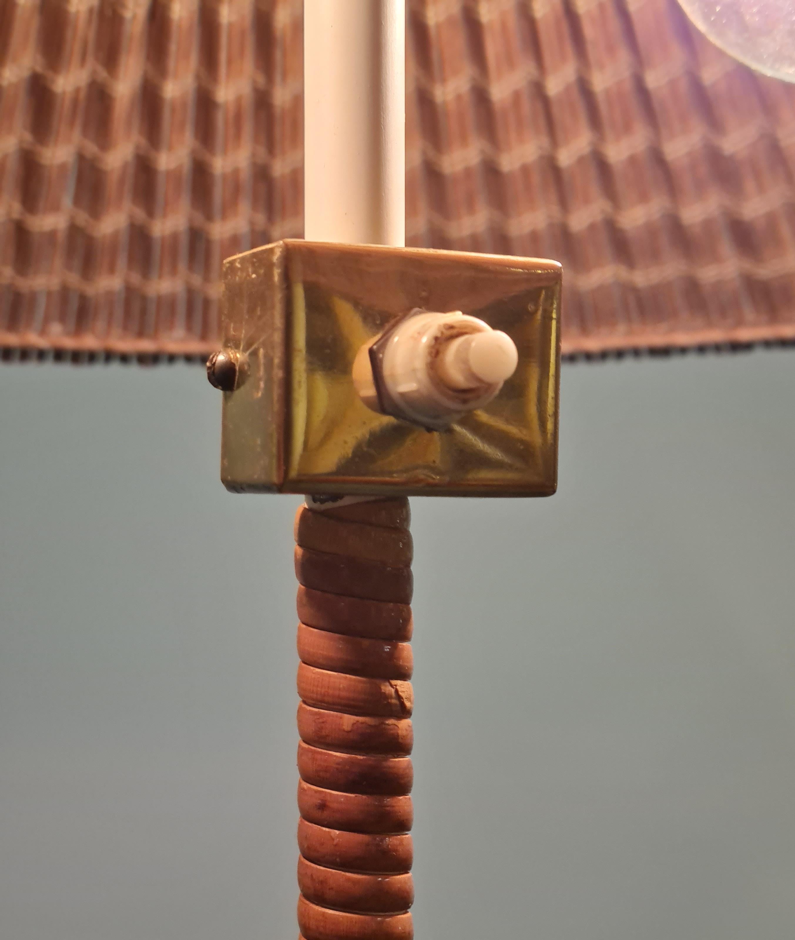 Paavo Tynell `Chinese Hat` Floor Lamp Model 9602, Idman 1950s 1