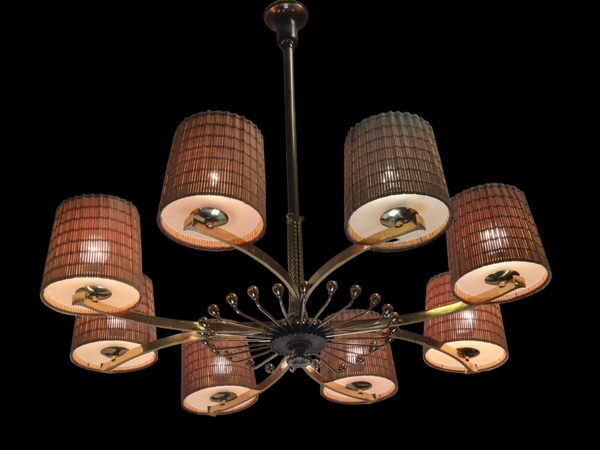 Paavo Tynell Commissioned Ceiling Lamp, Taito Oy 1930s For Sale 3