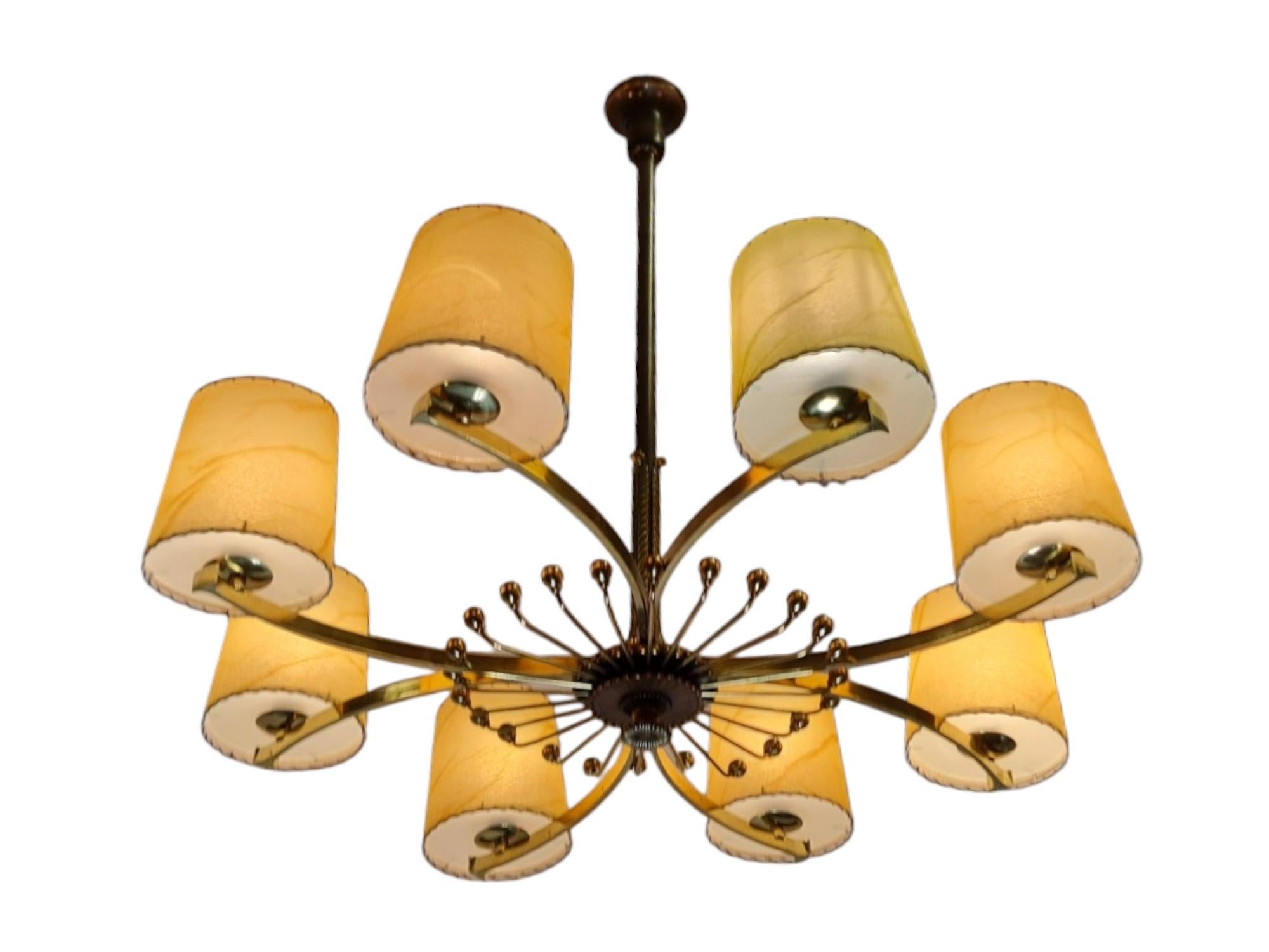 Mid-20th Century Paavo Tynell Commissioned Ceiling Lamp, Taito Oy 1930s For Sale