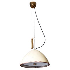 Paavo Tynell counter weight pendant light model A1983, Taito OY, circa 1940