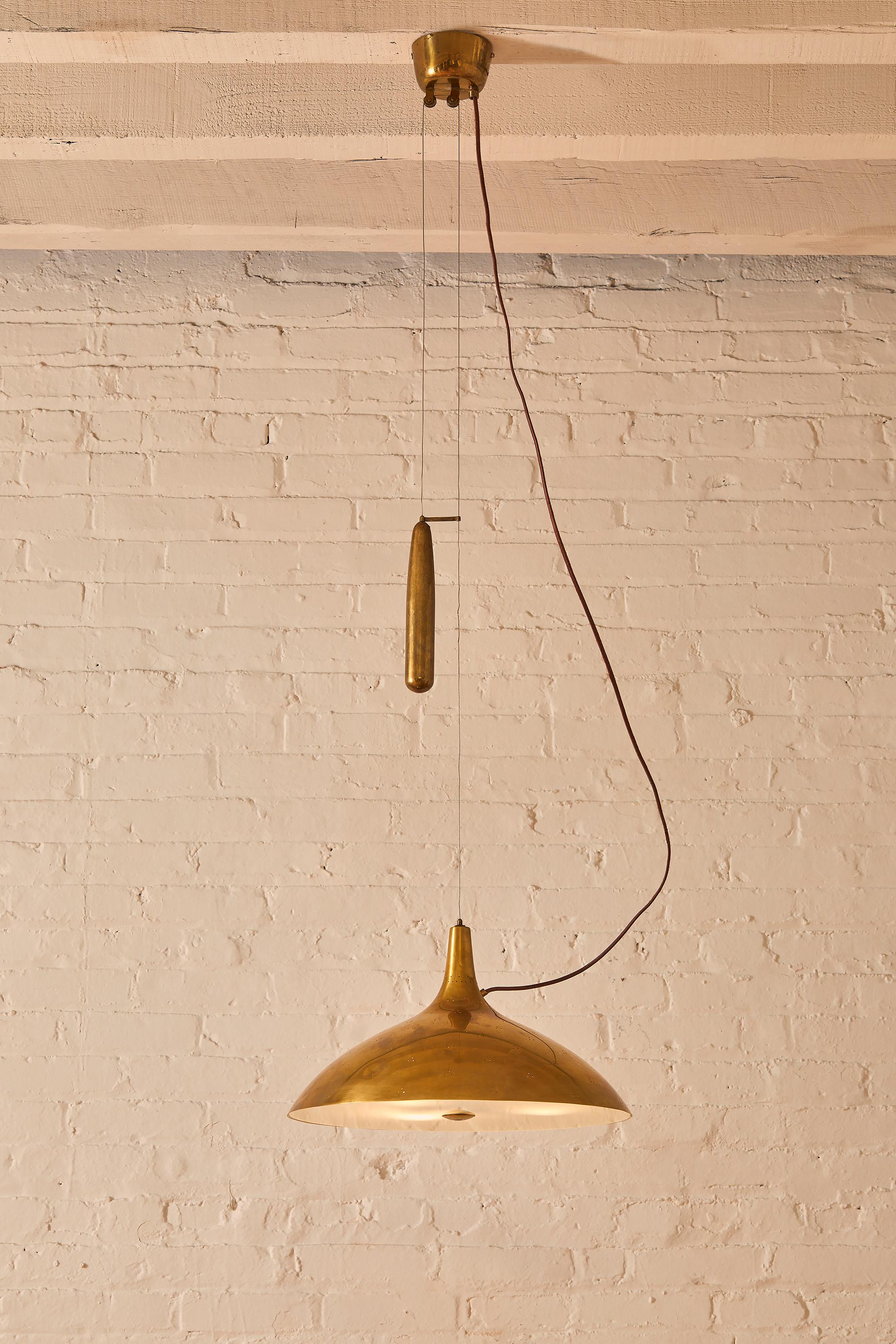 Finnish Paavo Tynell Counterbalance Pendant