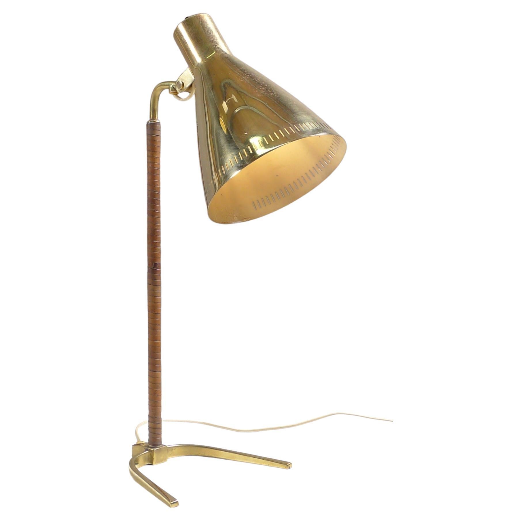 Paavo Tynell Desk Lamp , Model 9224 or " Horseshoe " Light . Stamped by maker .  For Sale