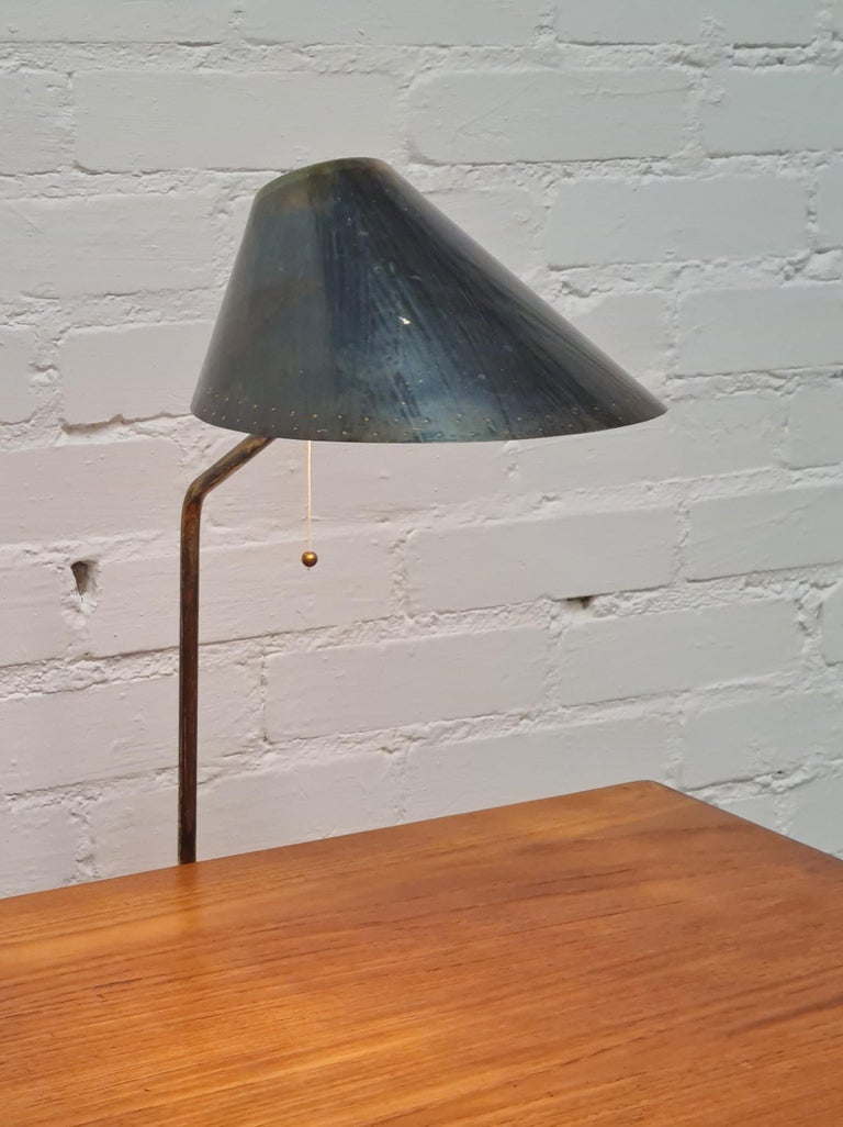 Paavo Tynell Finnair Table Mounted Brass Lamp, Taito, 1950s. For Sale at  1stDibs