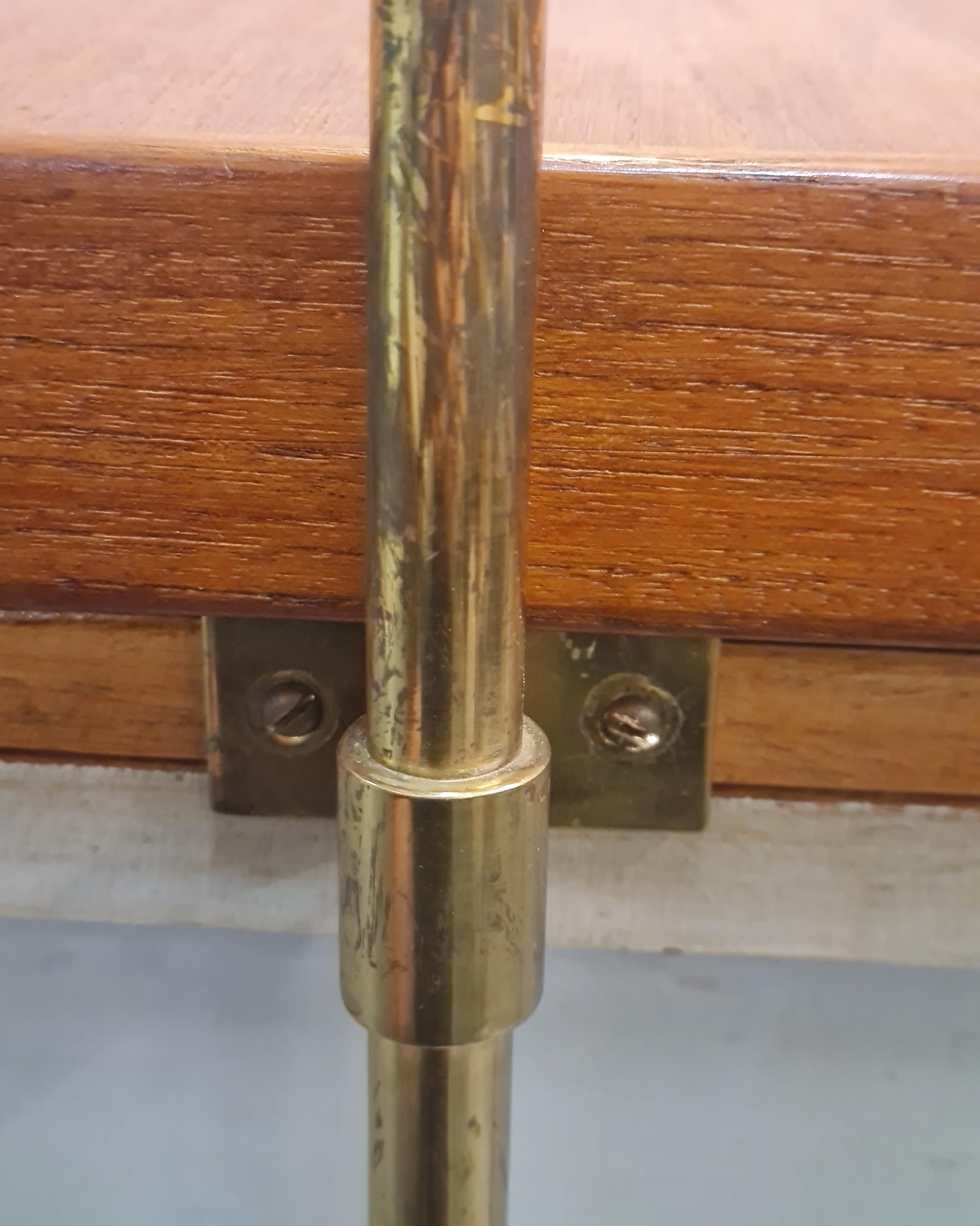 Paavo Tynell Finnair Table Mounted Brass Lamp, Taito, 1950s. For Sale 12