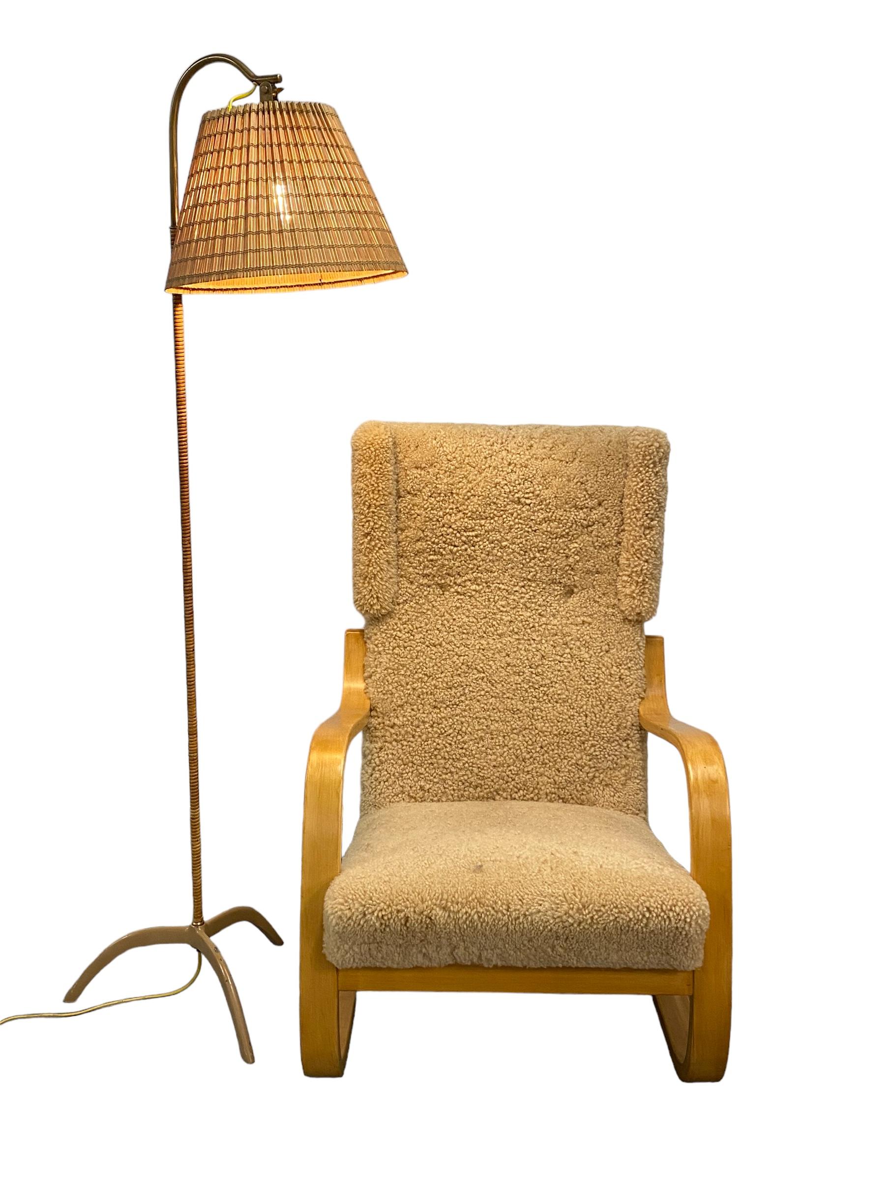 Paavo Tynell Floor Lamp model. 9609, Taito Oy 1950s For Sale 5