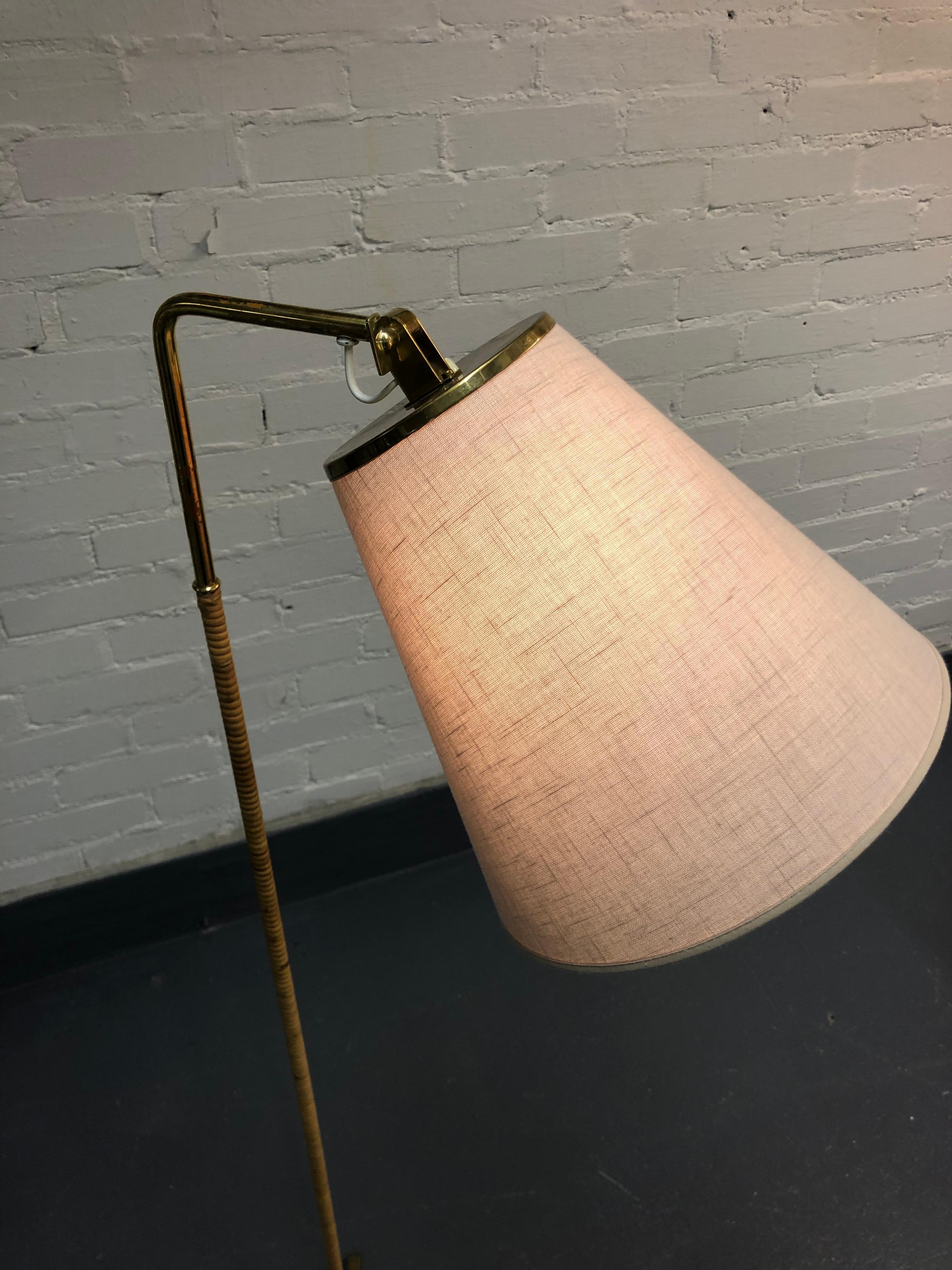 Scandinavian Modern Paavo Tynell Floor Lamp Model 9631, Taito Oy