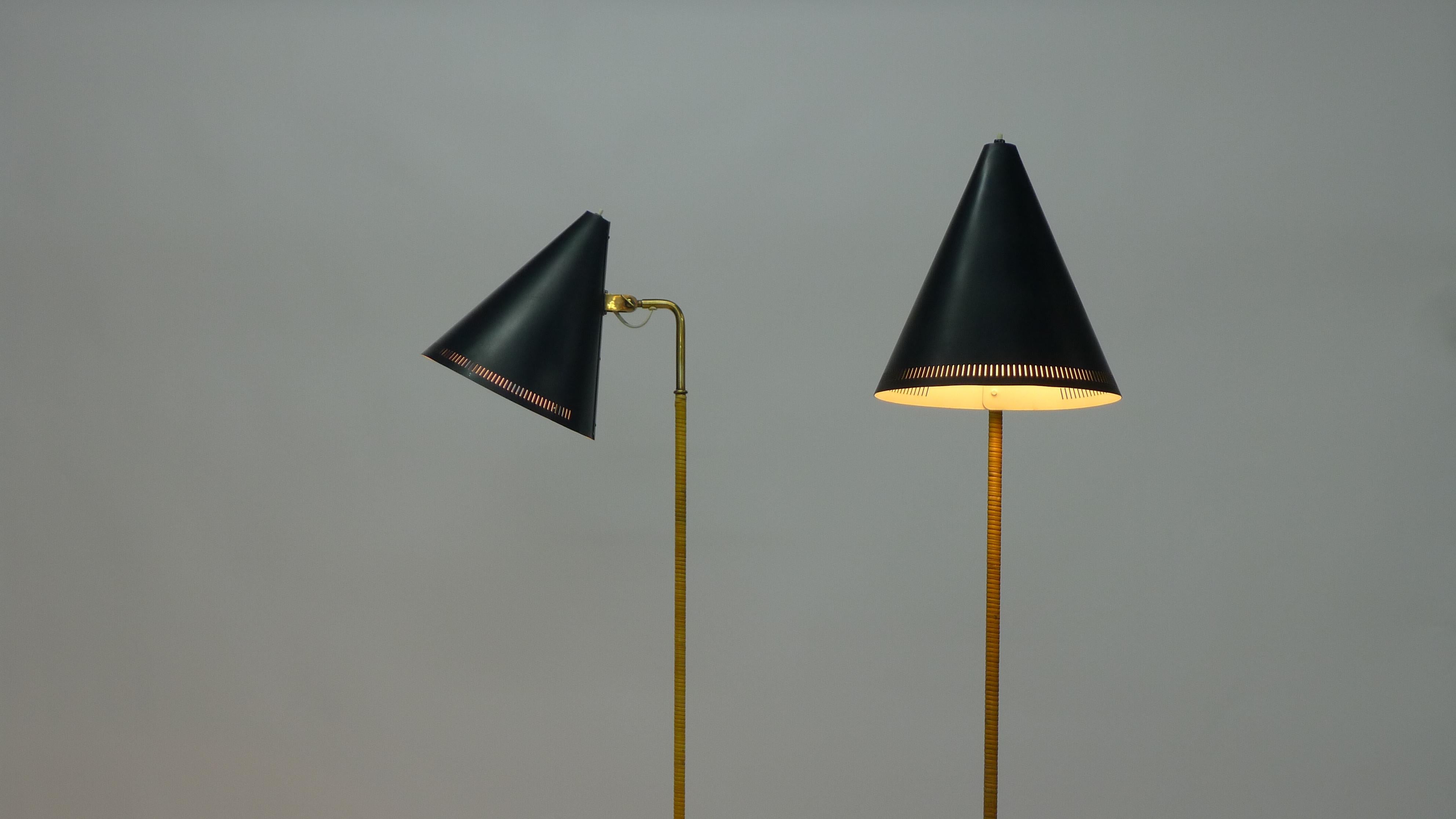 Finnish Paavo Tynell Floor Lamp, Model K10-10-10, for Idman, Finland