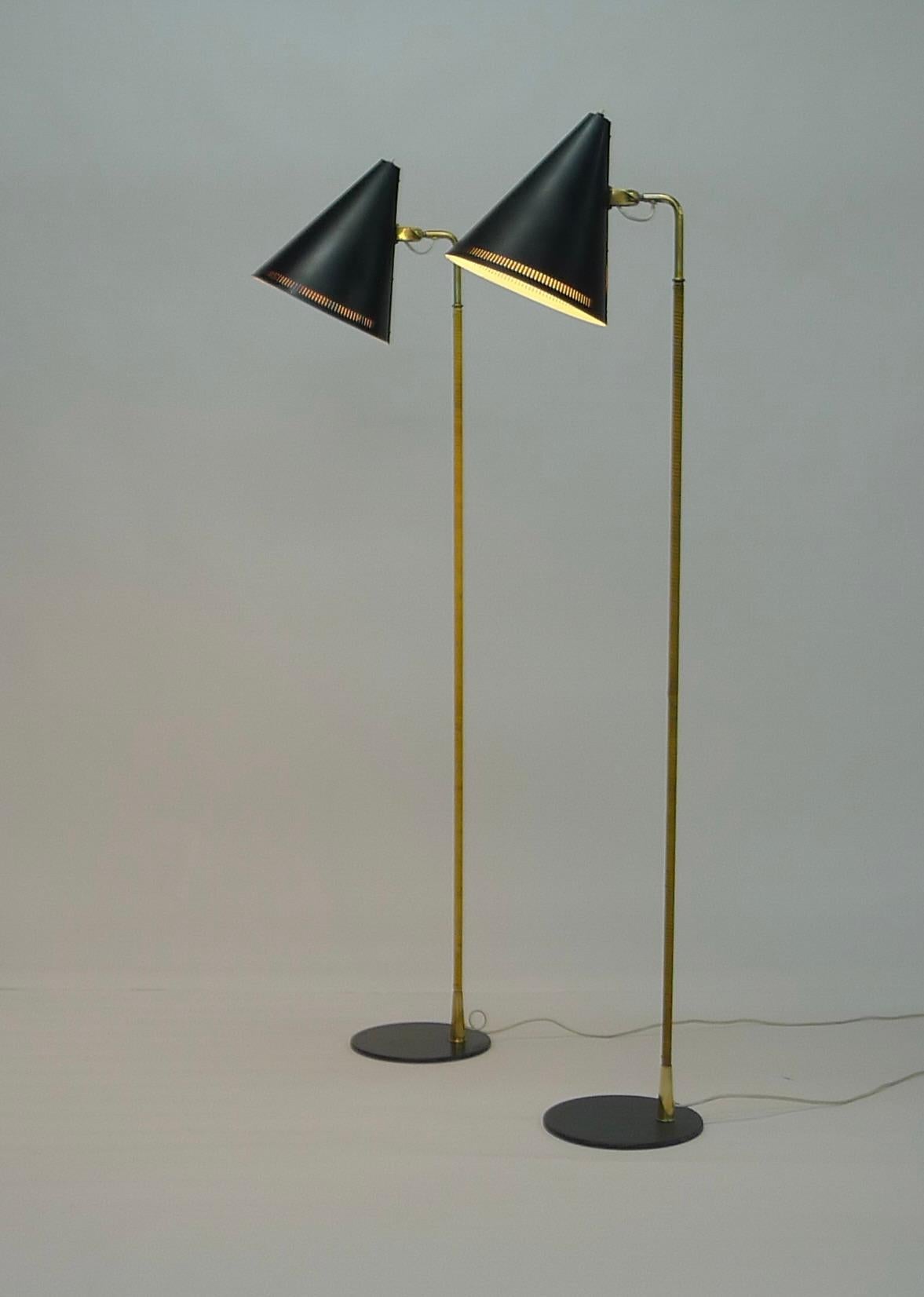 Paavo Tynell Floor Lamp, Model K10-10-10, for Idman, Finland 1