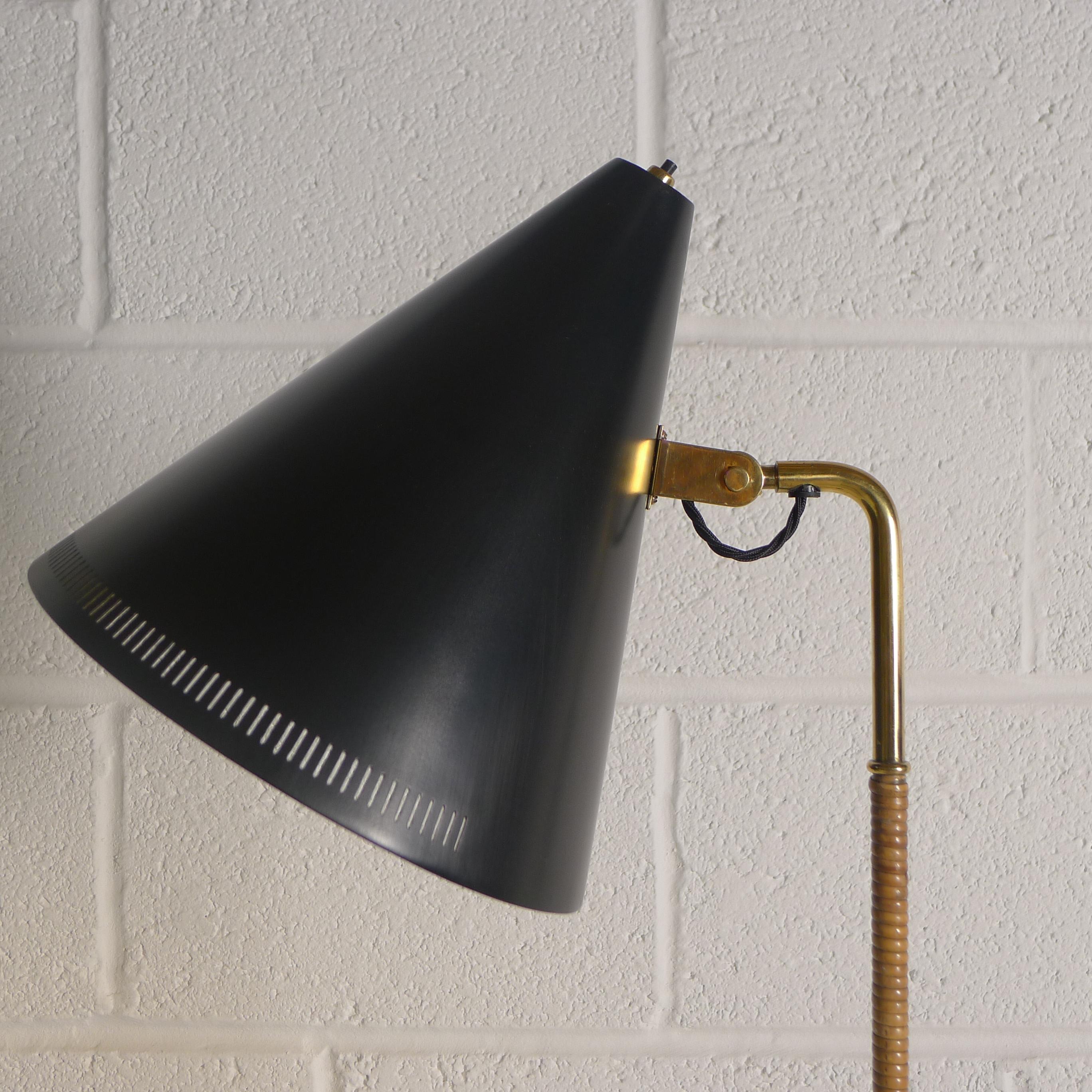 Mid-Century Modern Paavo Tynell Floor Lamp, Model K10-10 for Taito-Oy, Finland, 1950s