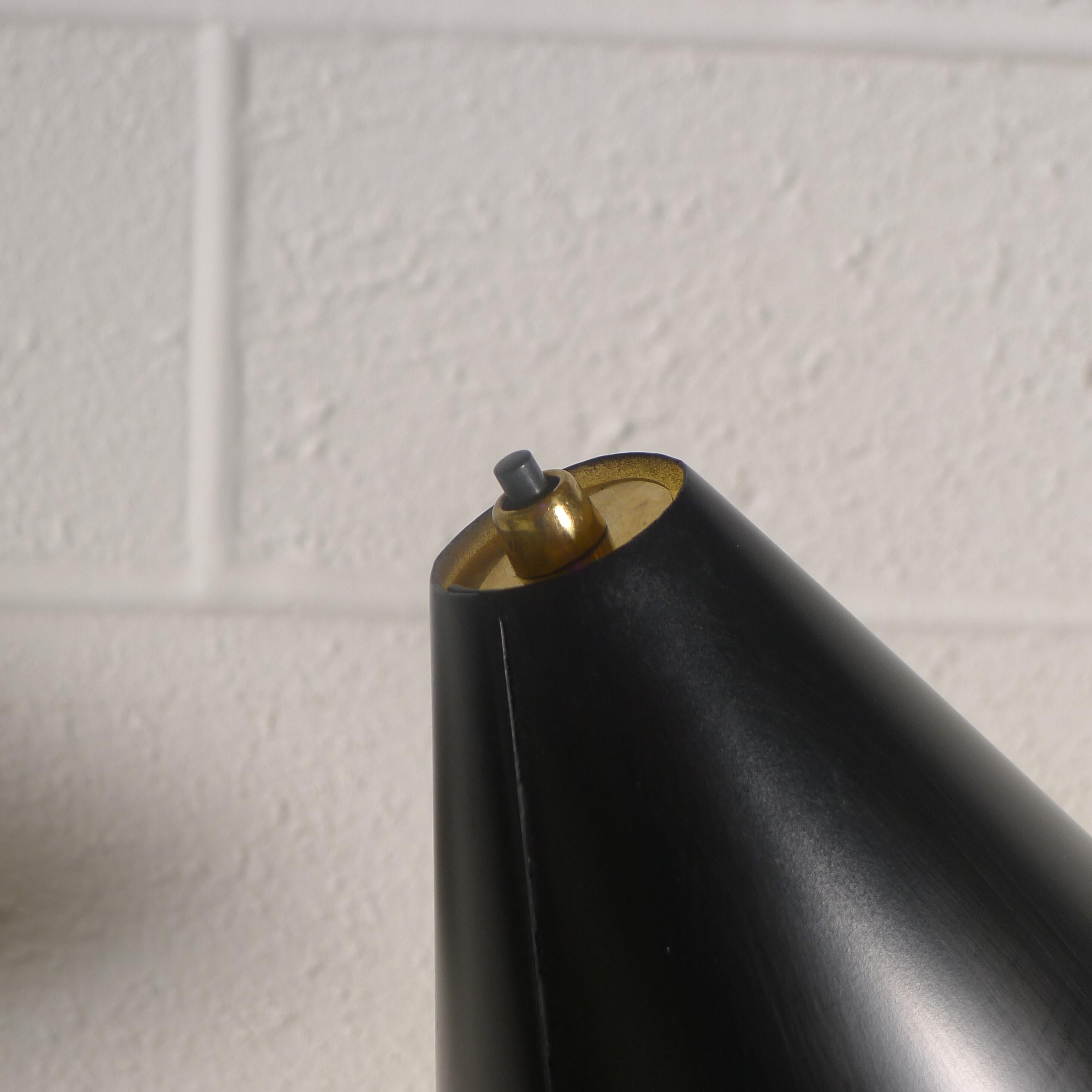 Brass Paavo Tynell Floor Lamp, Model K10-10 for Taito-Oy, Finland, 1950s