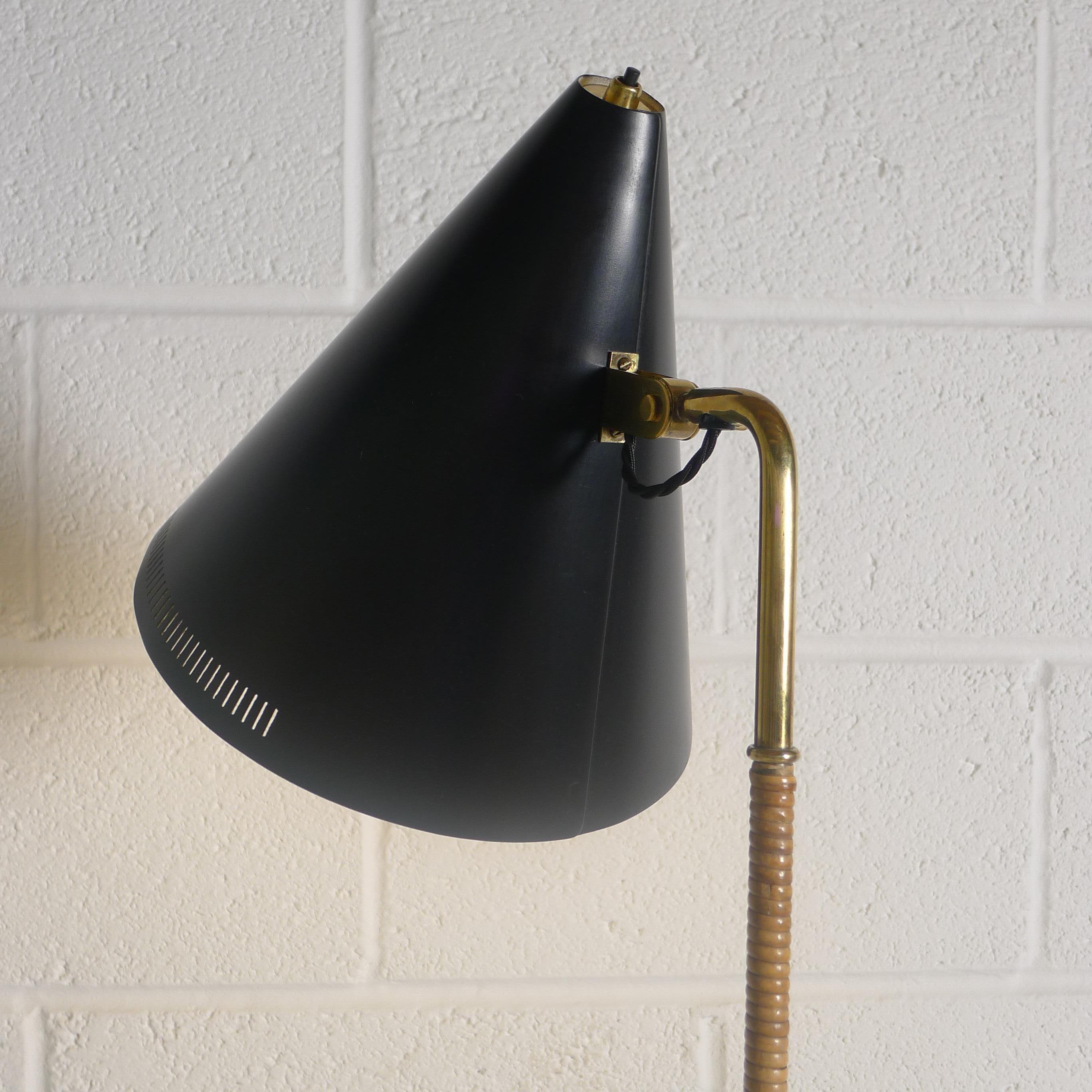 Paavo Tynell Floor Lamp, Model K10-10 for Taito-Oy, Finland, 1950s 1