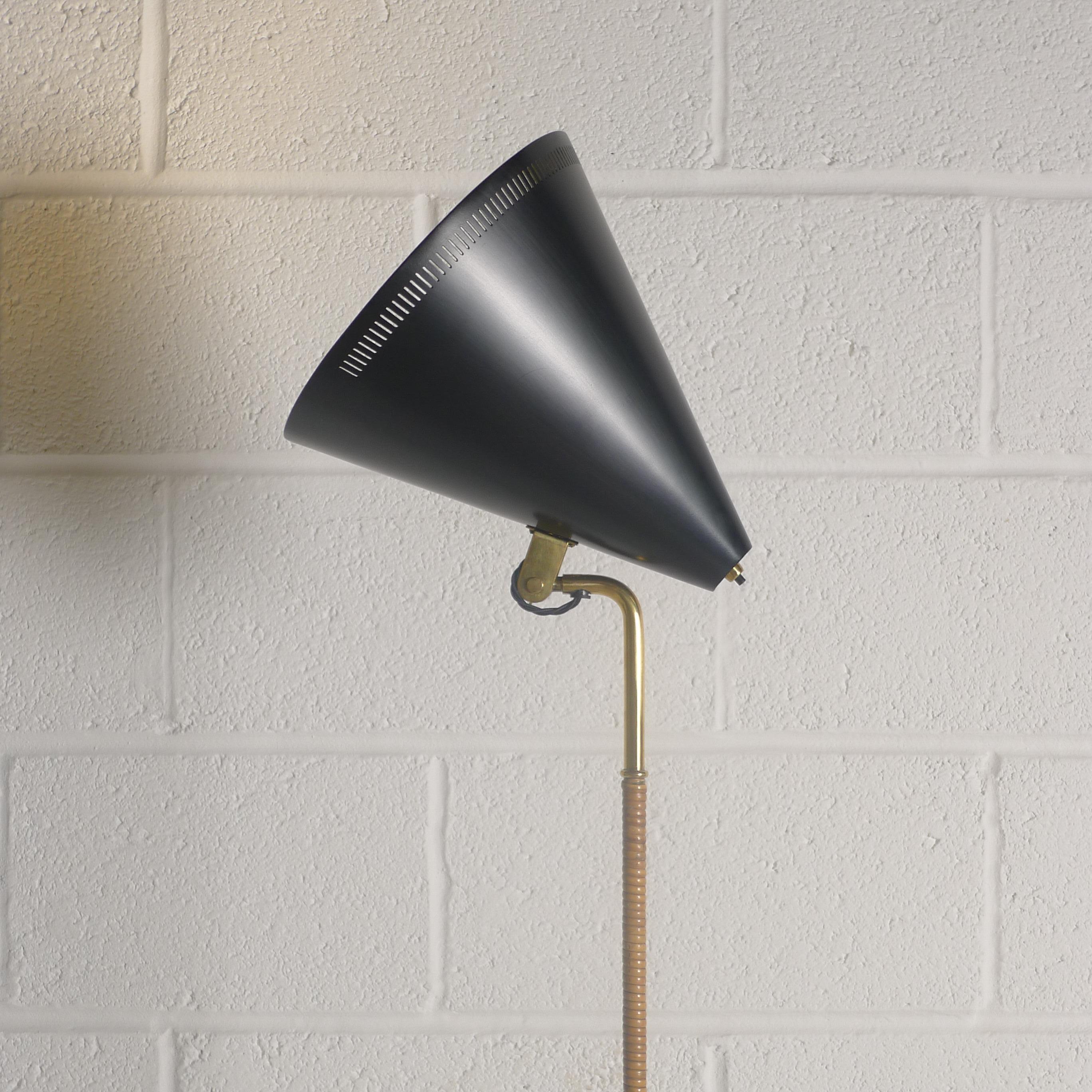 Paavo Tynell Floor Lamp, Model K10-10 for Taito-Oy, Finland, 1950s 2
