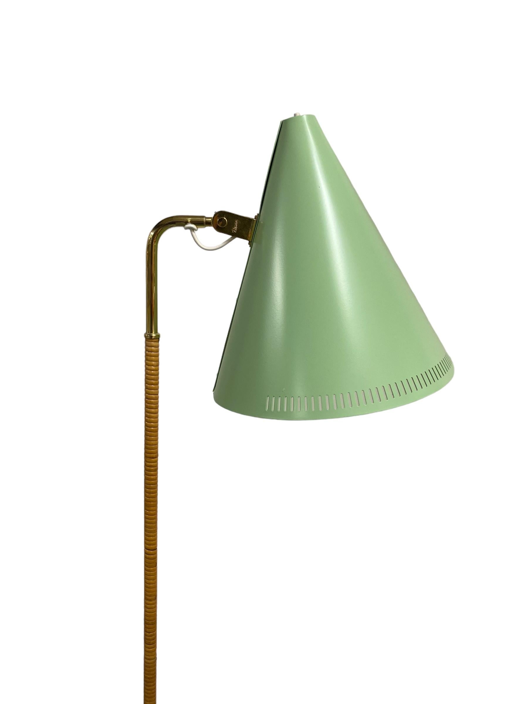 Finnish Paavo Tynell Floor Lamp Model K10-10, Idman Oy For Sale