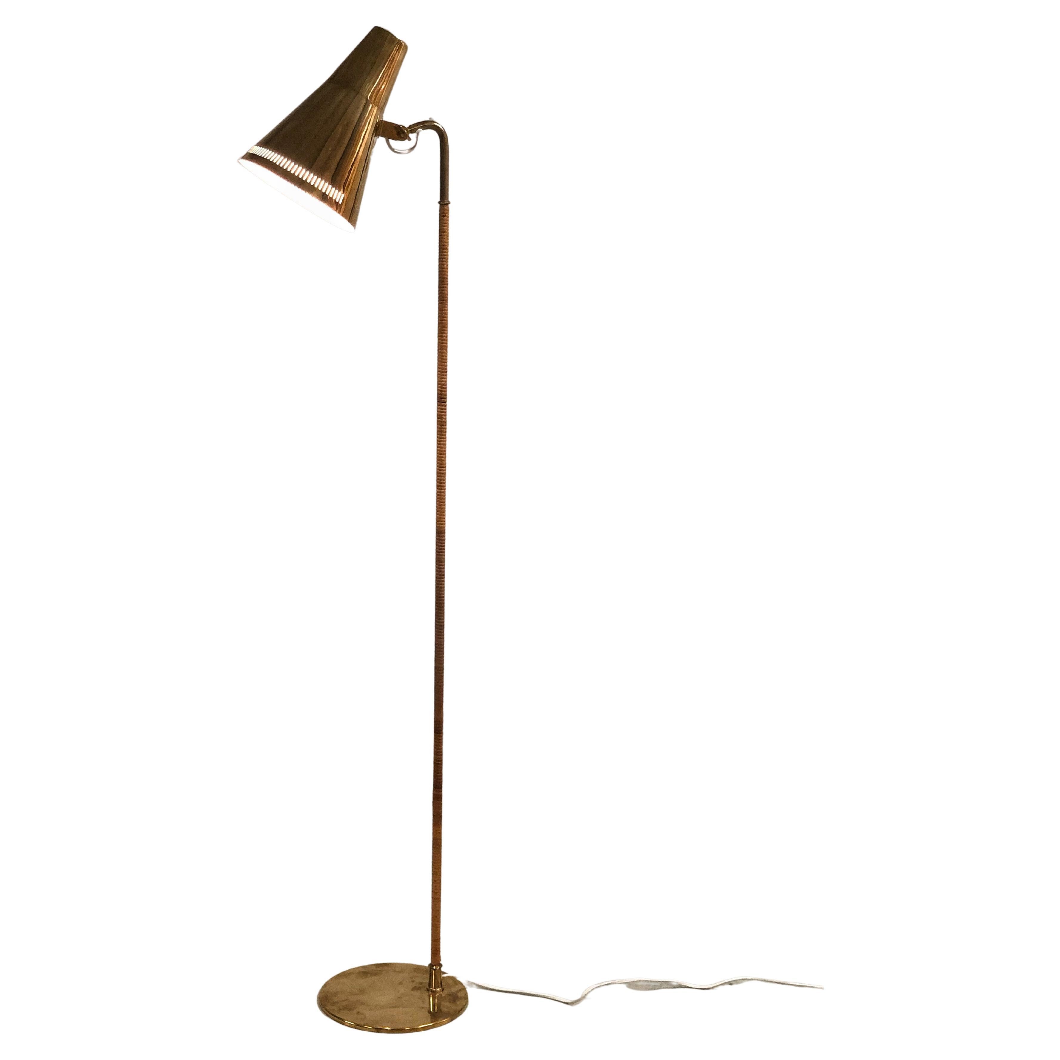 Paavo Tynell Floor Lamp Model K10-9 '9628' by Idman