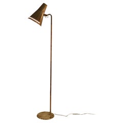 Vintage Paavo Tynell Floor Lamp Model K10-9 '9628' by Idman