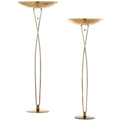 Paavo Tynell Floor Lamps Model 10506 Produced by Taito Oy in Finland